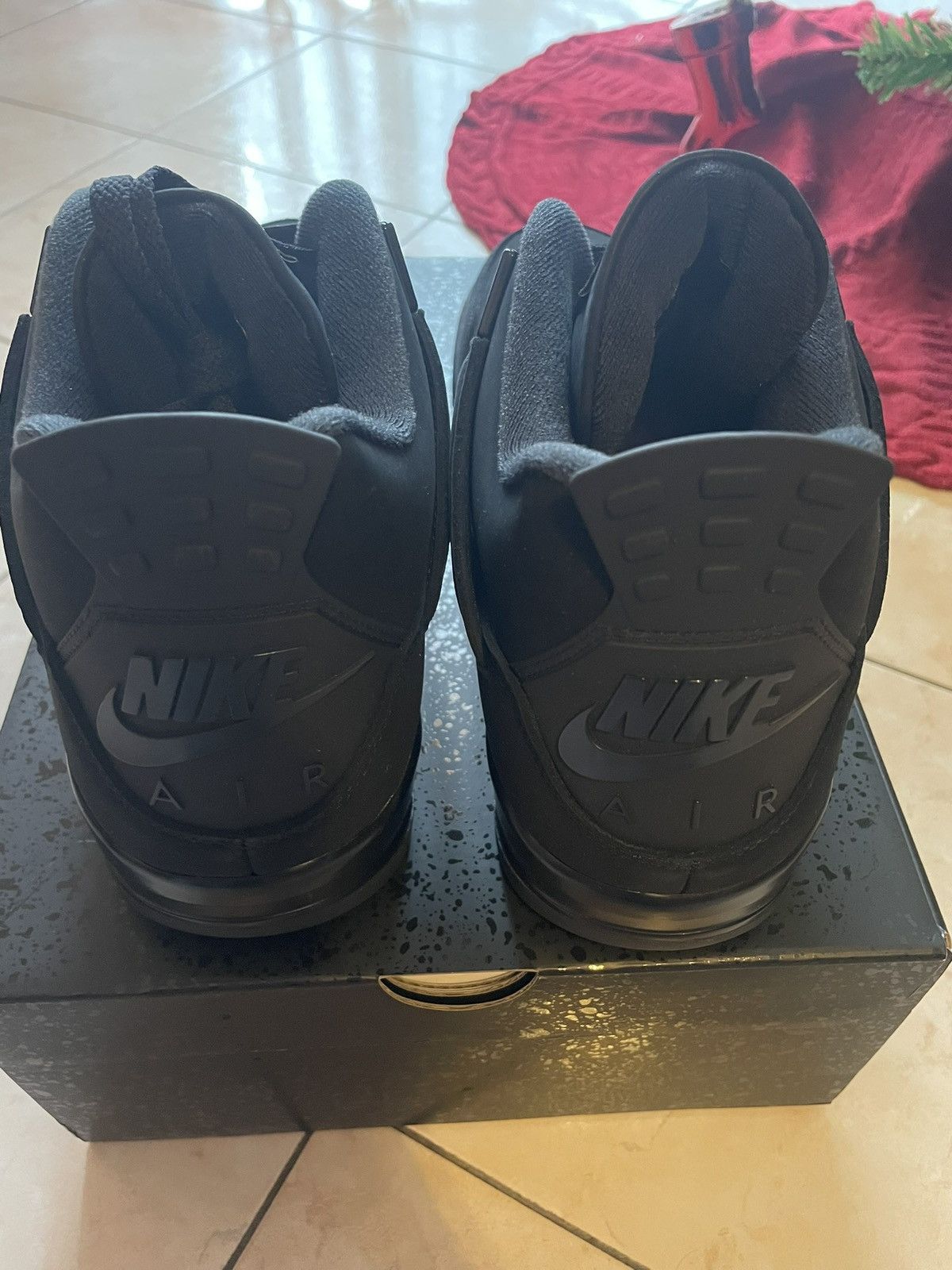Jordan Brand Nike Air Jordan 4 Black cat 44 Size US 10 / EU 43 - 12 Thumbnail