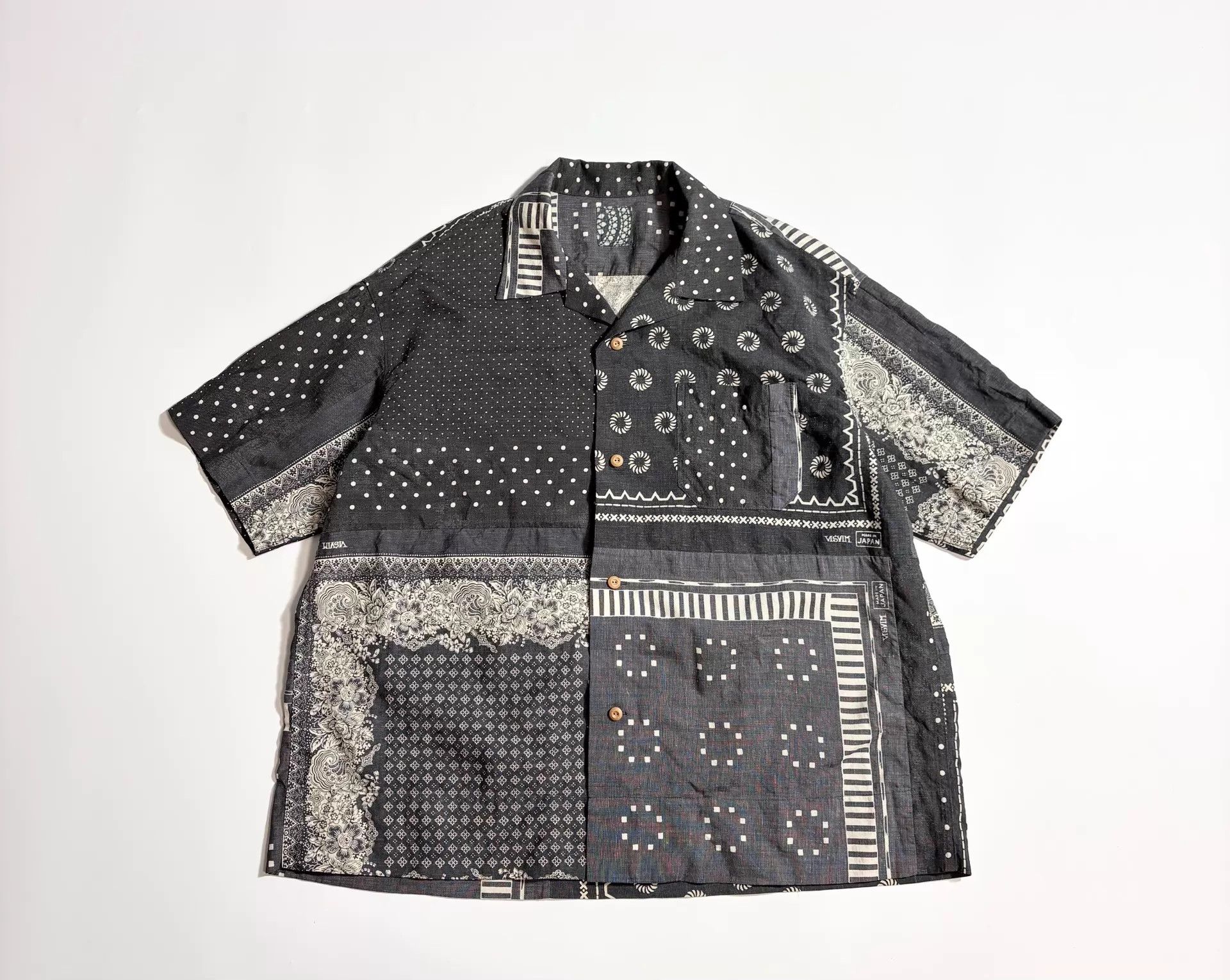 Visvim VISVIM ICT COPA Mud Dye Colorblock Shirt 3 98 New Size US L / EU 52-54 / 3 - 1 Thumbnail