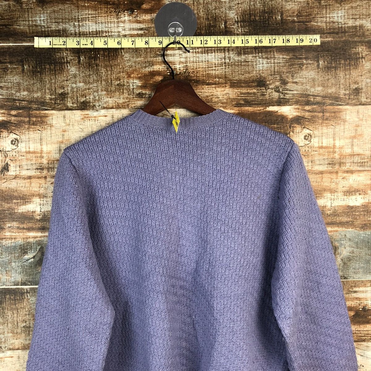 Homespun Knitwear DL Japanese Brand Purple Cardigan Knitwear #C603 Size M / US 6-8 / IT 42-44 - 11 Thumbnail