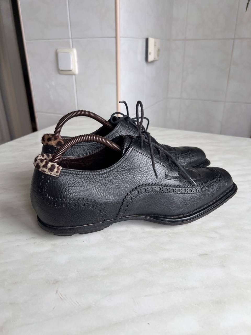 Japanese Brand 2000S CESARE PACIOTTI LEATHER OXFORD BROGUE FORMAL SHOES Y2K Size US 9 / EU 42 - 12 Thumbnail