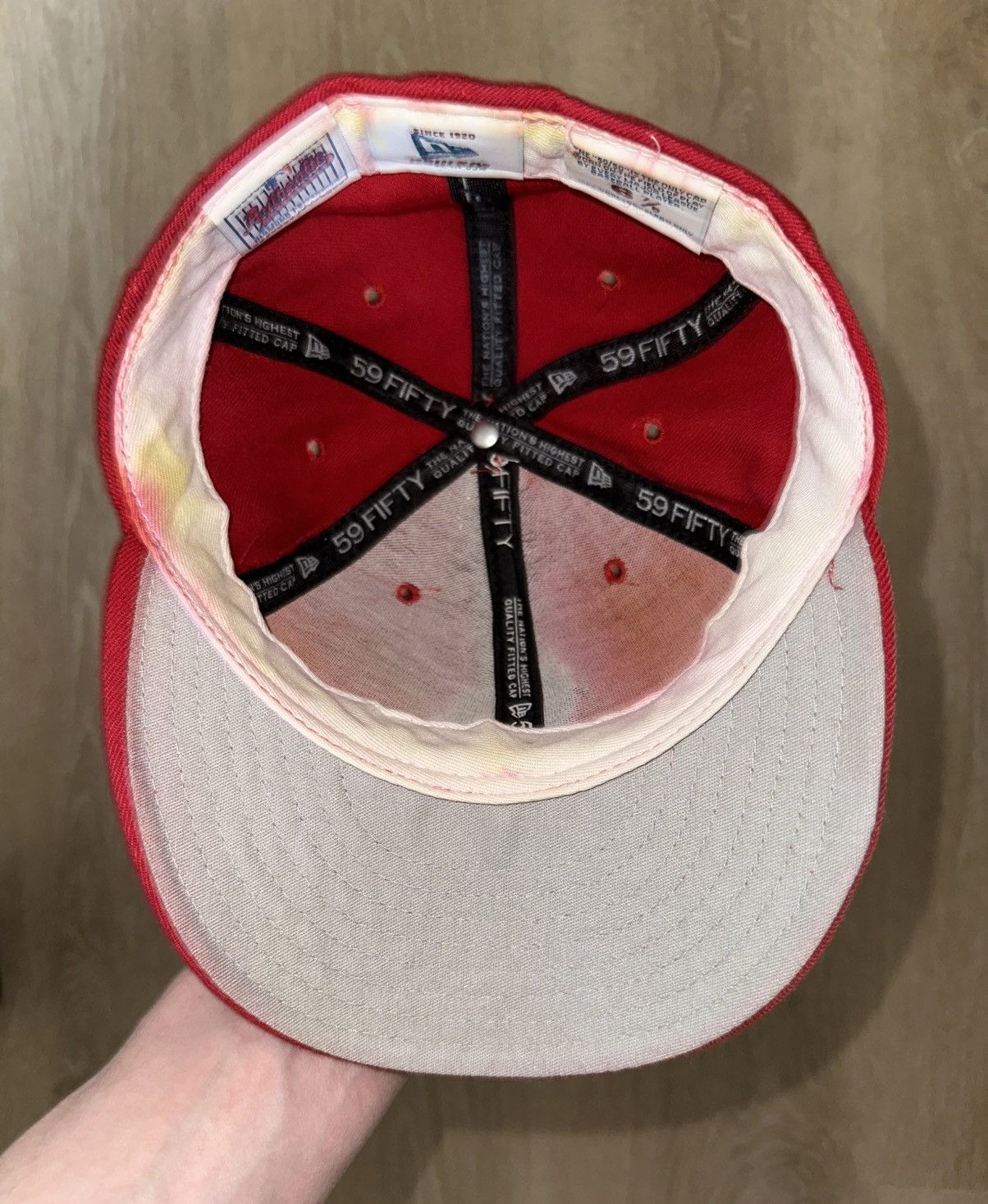 MLB × New Era × Vintage Vintage St Louis Cardinals New Era Fitted Hat Size 6 7/8 Size ONE SIZE - 5 Thumbnail