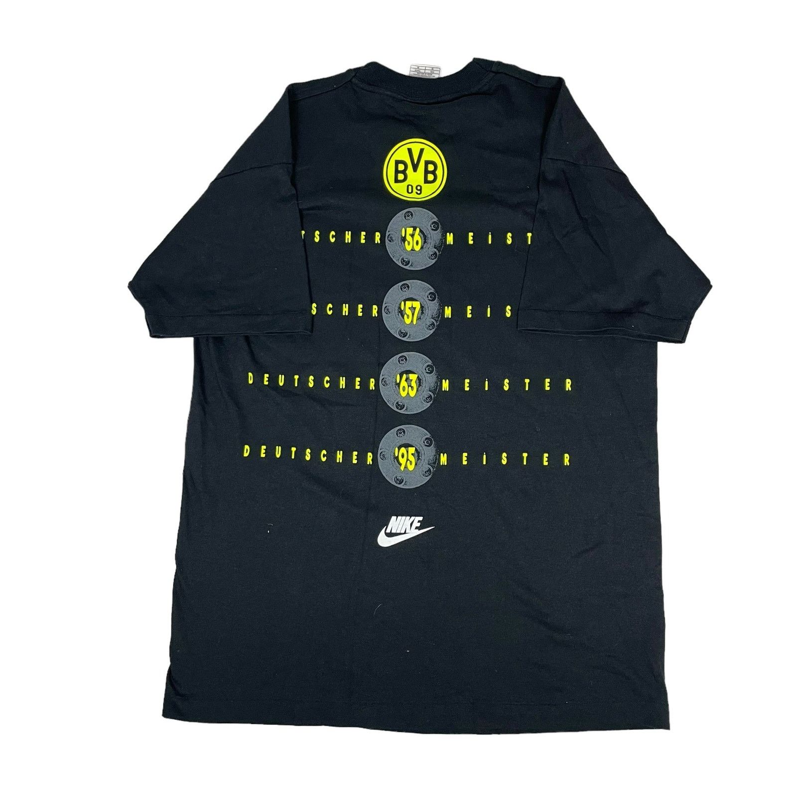 Nike × Vintage Nike Mens Black Borussia Dortmund Football Team Shirt Medium Size US M / EU 48-50 / 2 - 6 Thumbnail