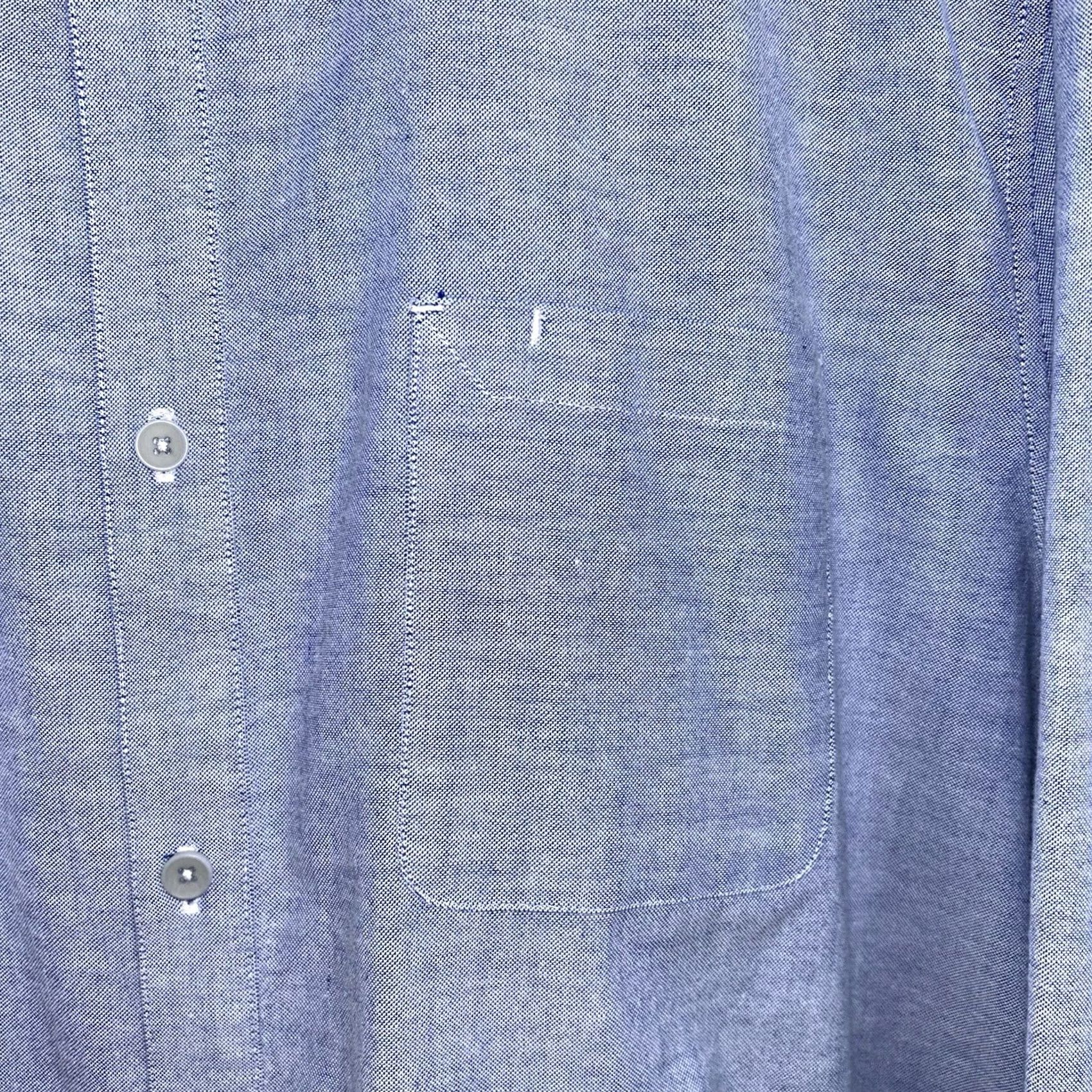 Lululemon Lululemon Commission Button Up Blue Qwick Oxford Shirt Long Sleeve Mens XL Size US XL / EU 56 / 4 - 4 Thumbnail