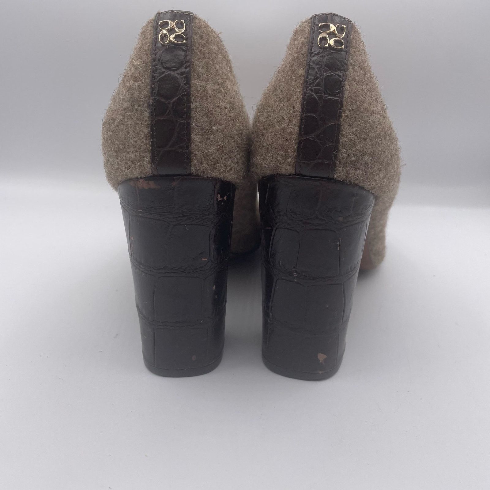 Coach Coach Ophelia Heels Pumps Croco Brown 10 Size US 10 / IT 40 - 4 Thumbnail