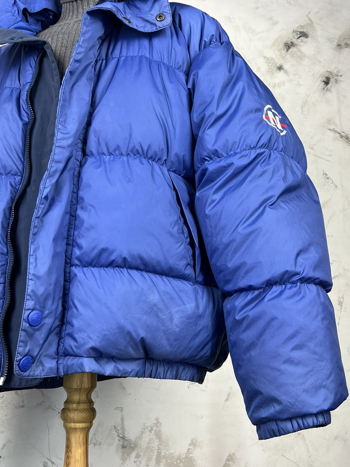 Nautica Vintage Nautica Reversible Puffer Down Jacket Size XL Size US XL / EU 56 / 4 - 4 Thumbnail