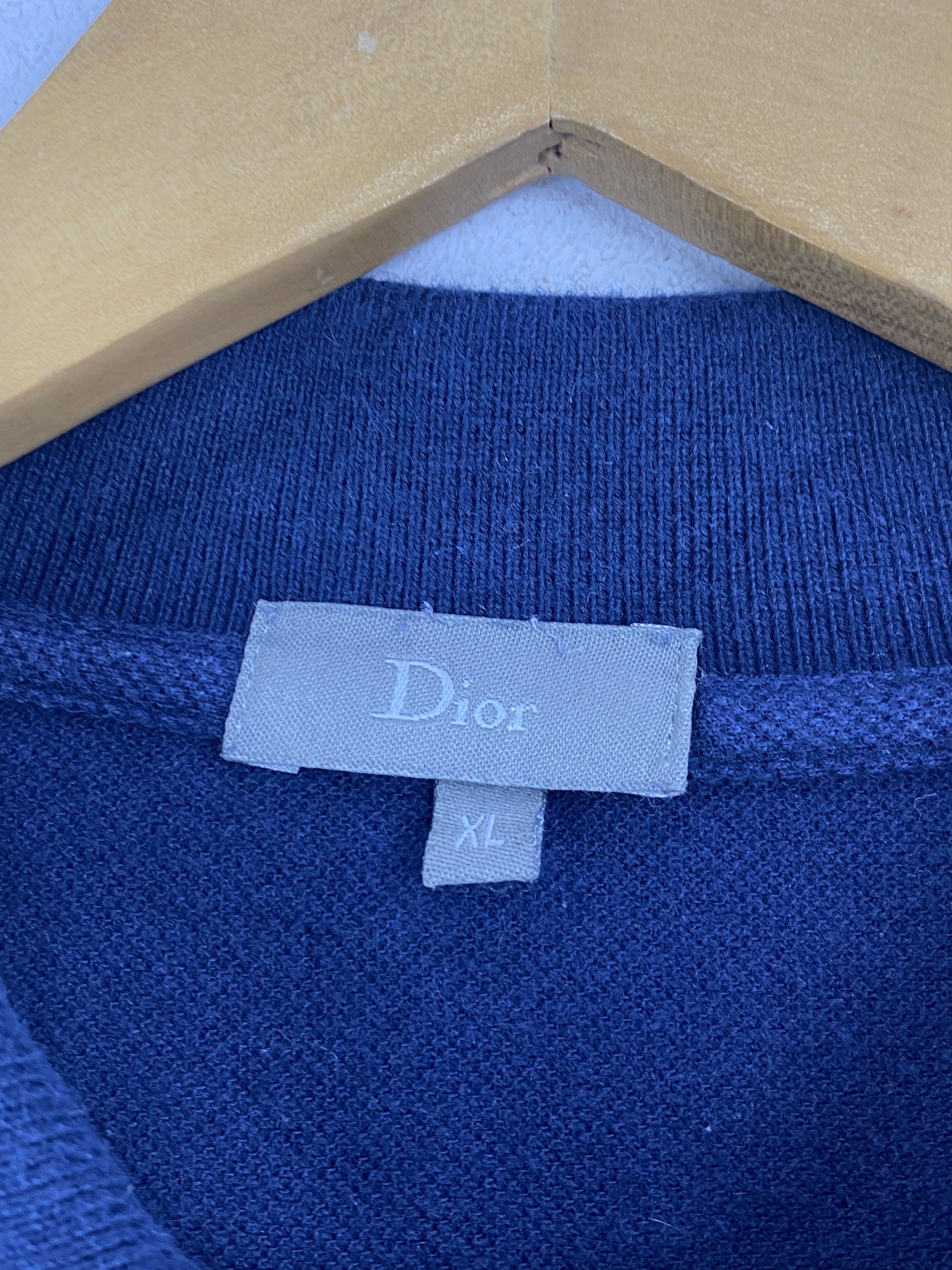 Dior Vintage Dior Plain Polo T Shirt TA0680 Size US XL / EU 56 / 4 - 5 Thumbnail