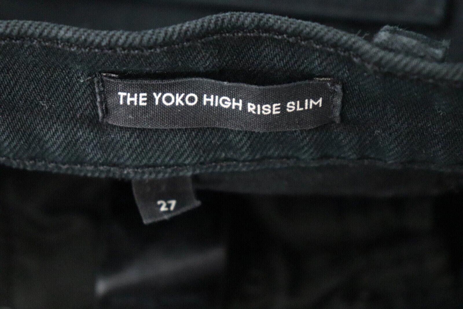 Designer Denim Forum Aritzia US27 Black Yoko High-Waisted Slim Jeans Size 27" / US 4 / IT 40 - 10 Thumbnail