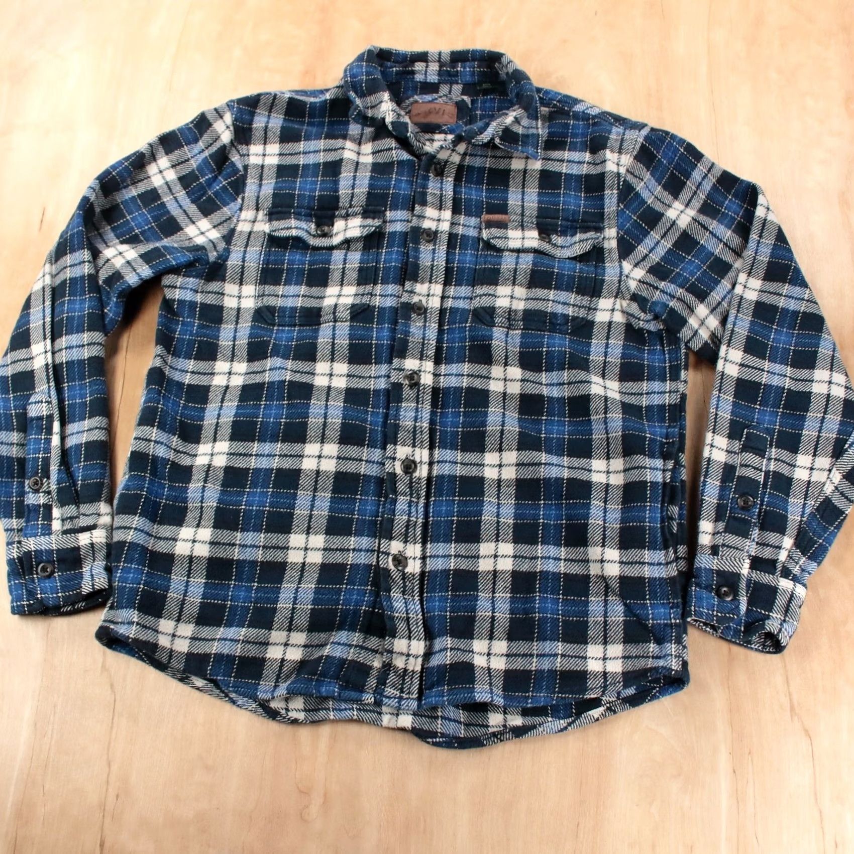 Orvis ORVIS plaid flannel camp shirt jacket SMALL heavyweight work chore vtg y2k men's Size US S / EU 44-46 / 1 - 2 Thumbnail