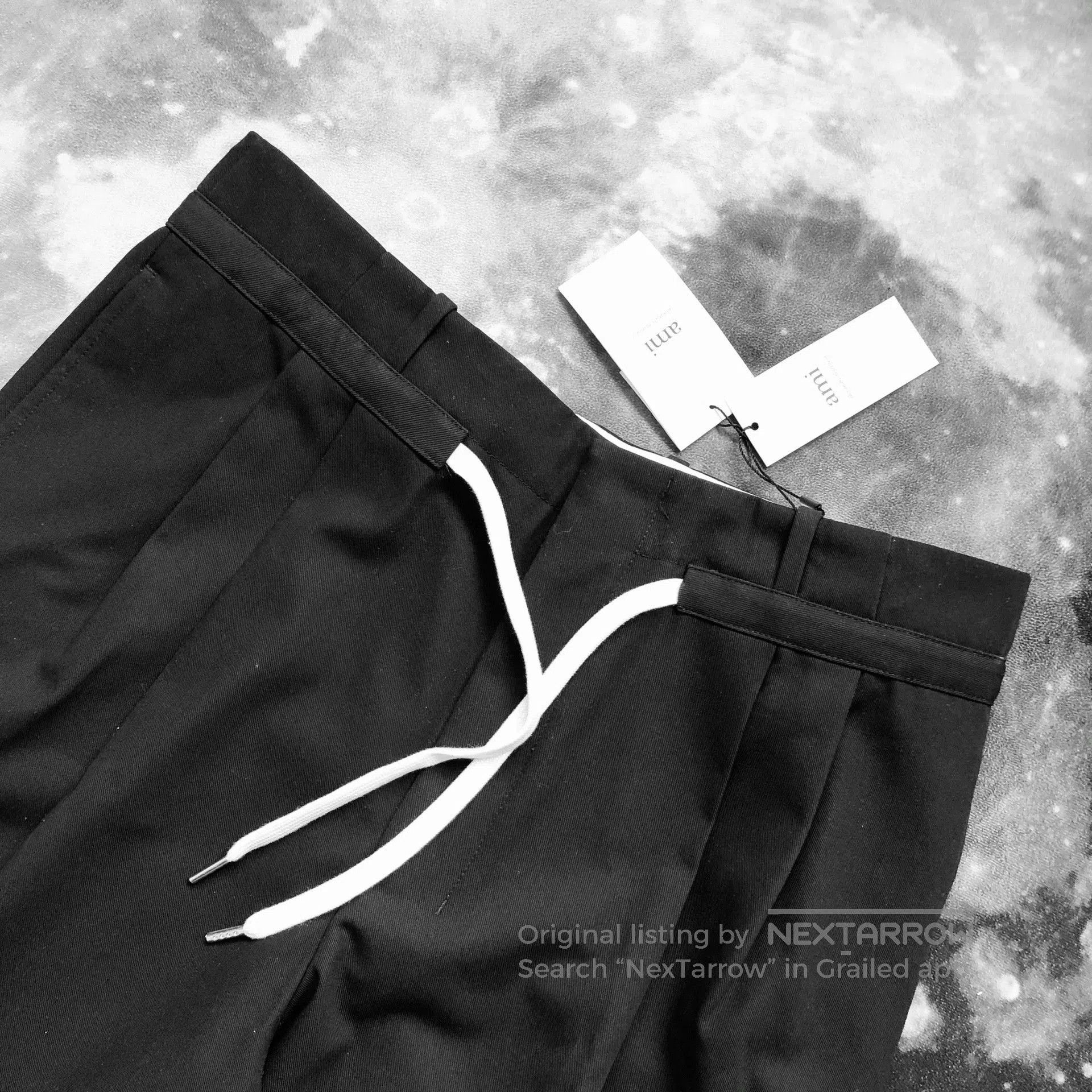 AMI Ami Alexandre Mattiussi Men's Drawstring Pants. Size US 28 / EU 44 - 5 Thumbnail