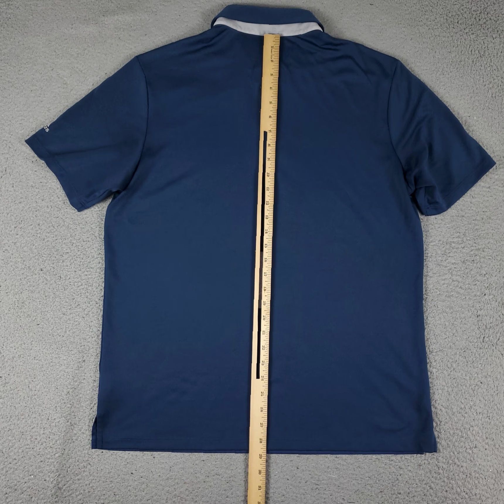Adidas Adidas Polo Shirt Mens Size Large Blue Golf Casual Short Sleeve * Size US L / EU 52-54 / 3 - 6 Thumbnail