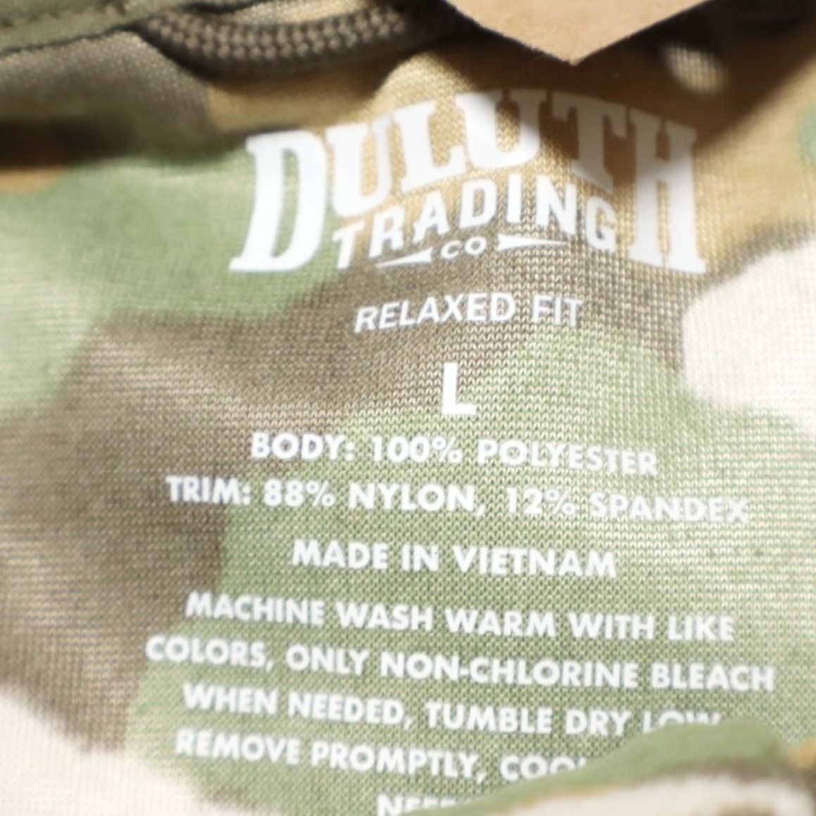 Duluth Trading Company Duluth Trading Checkpoint Fleece 1/4 Zip Camouflage Mock Long Sleeve Sweater Men L Size US L / EU 52-54 / 3 - 6 Thumbnail