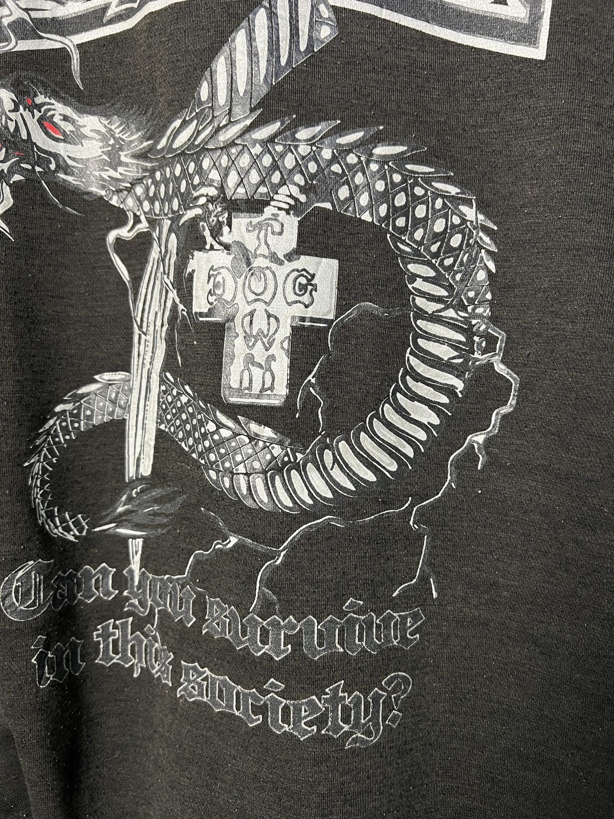 Dogtown × Japanese Brand × Vintage Vintage Dogtown Sukajan Black Dragon Y2K Size US L / EU 52-54 / 3 - 13 Thumbnail