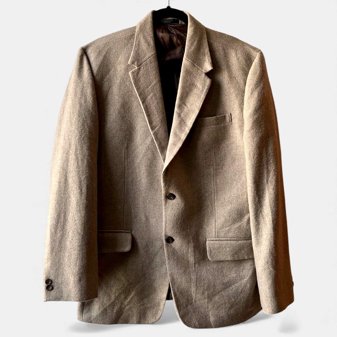 Other StudioSuits Hand Crafted blazer camel tweed wool-Fashionella Size 44R - 2 Thumbnail