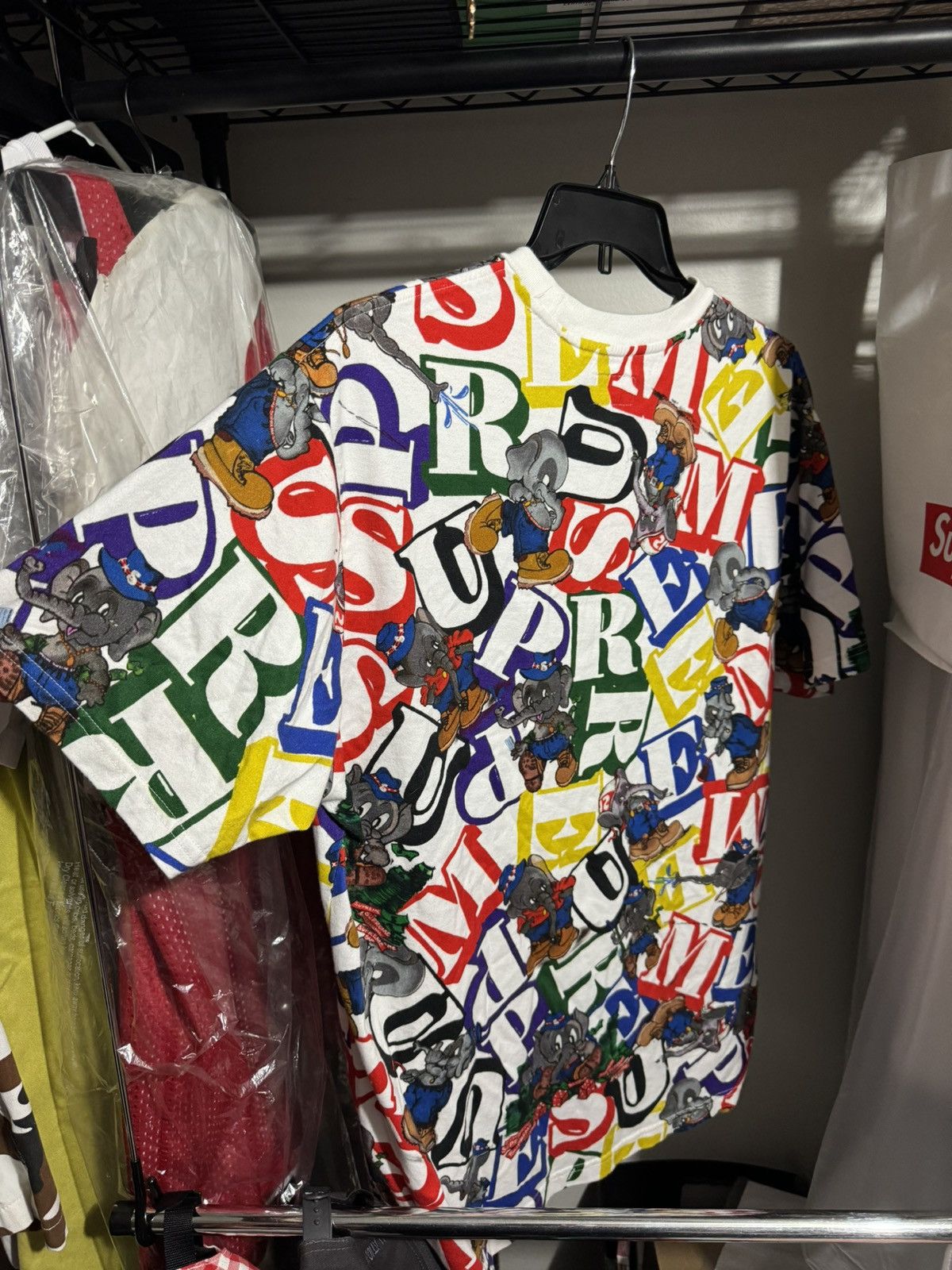 Supreme Supreme Elephant S/S Top Multicolor Large Size US L / EU 52-54 / 3 - 5 Thumbnail