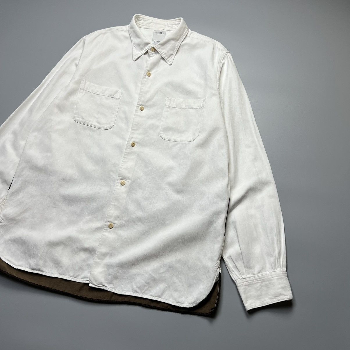 Visvim Visvim - AW/15 Vacher Shirt Brown Wave - Longsleeve Size US L / EU 52-54 / 3 - 2 Thumbnail