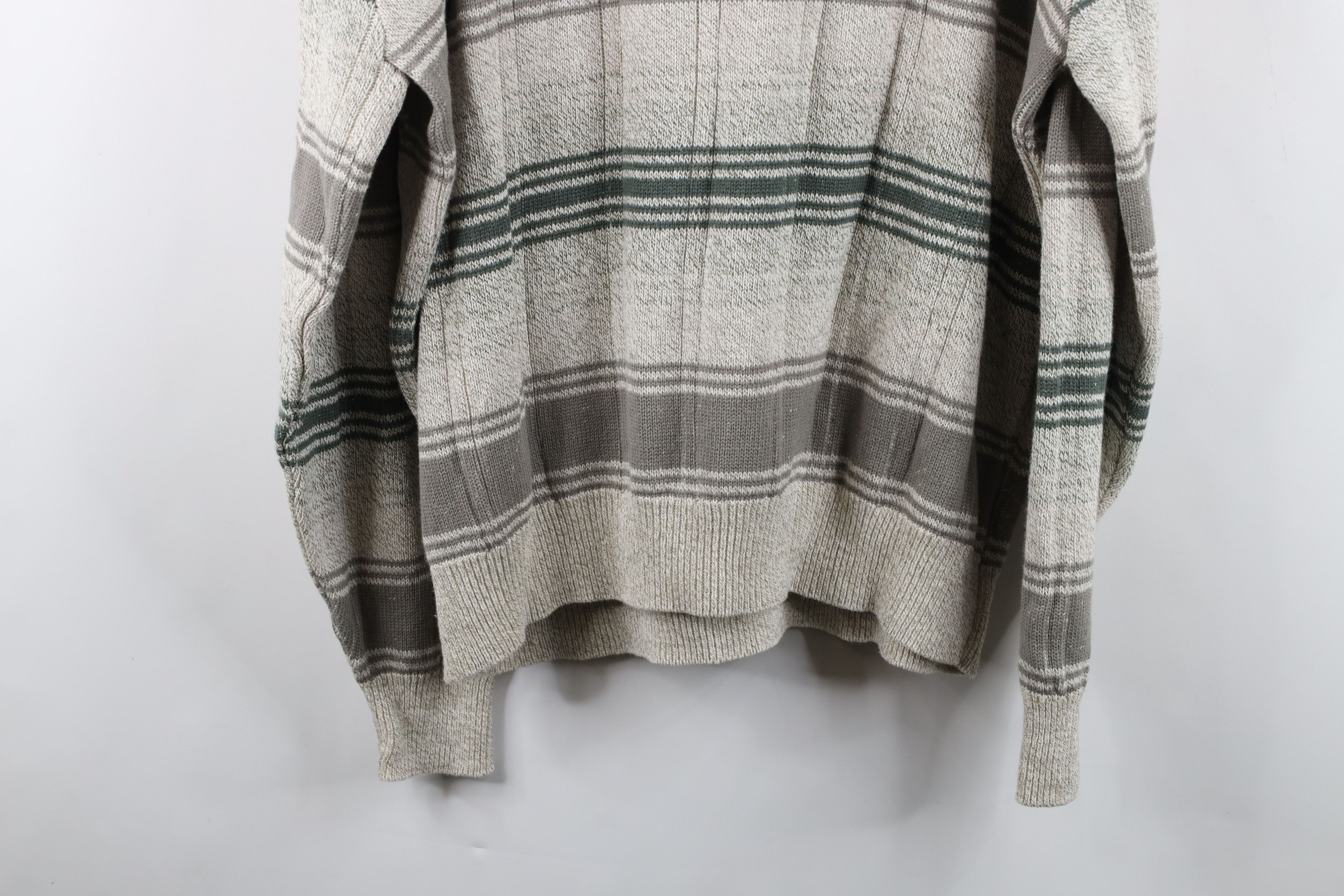 Vintage Vintage 90s Streetwear Ribbed Knit Crewneck Sweater USA Size US XL / EU 56 / 4 - 11 Thumbnail