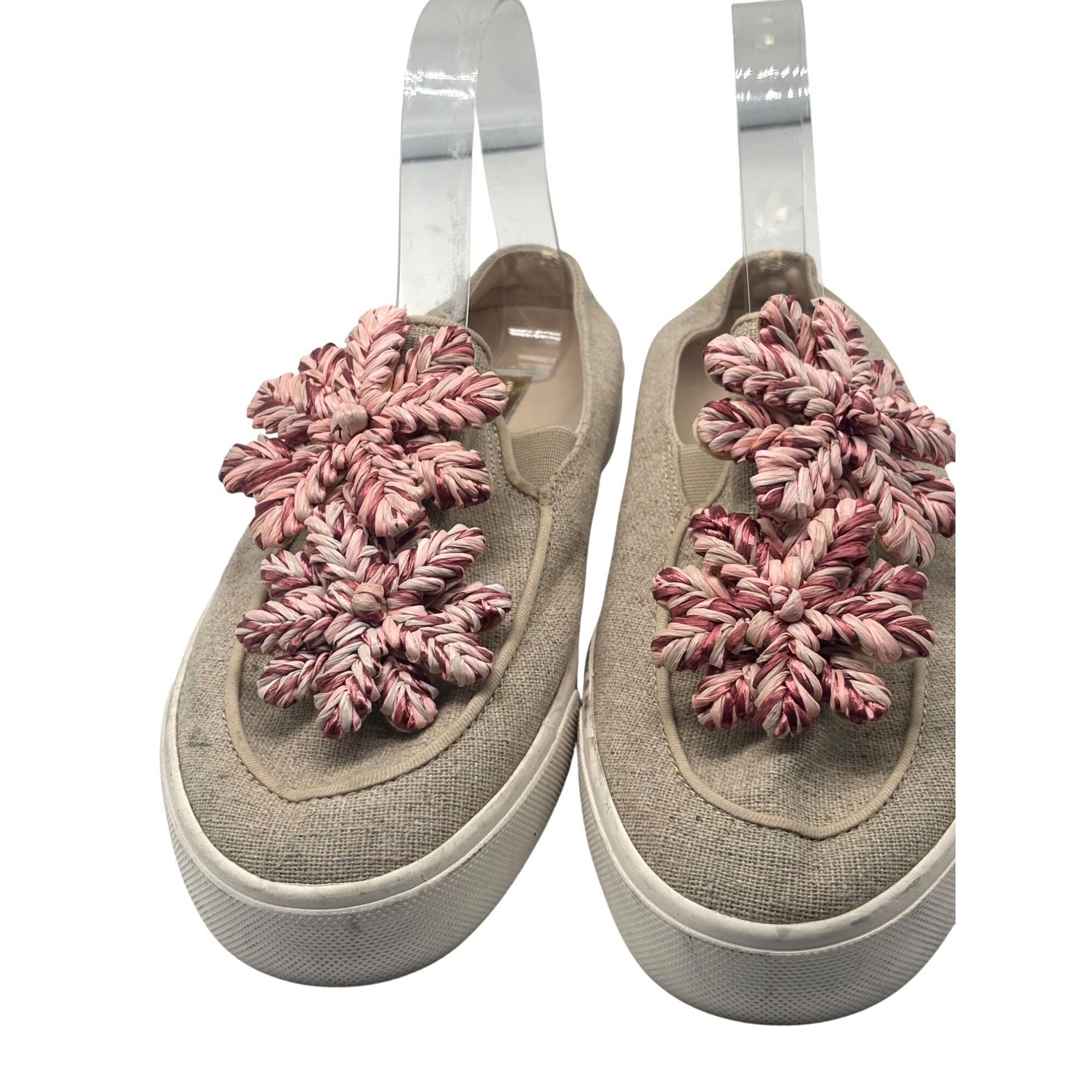 Other Louise et Cie Branlin floral embellished mule sneaker, Beige Size US 8.5 / IT 38.5 - 2 Thumbnail
