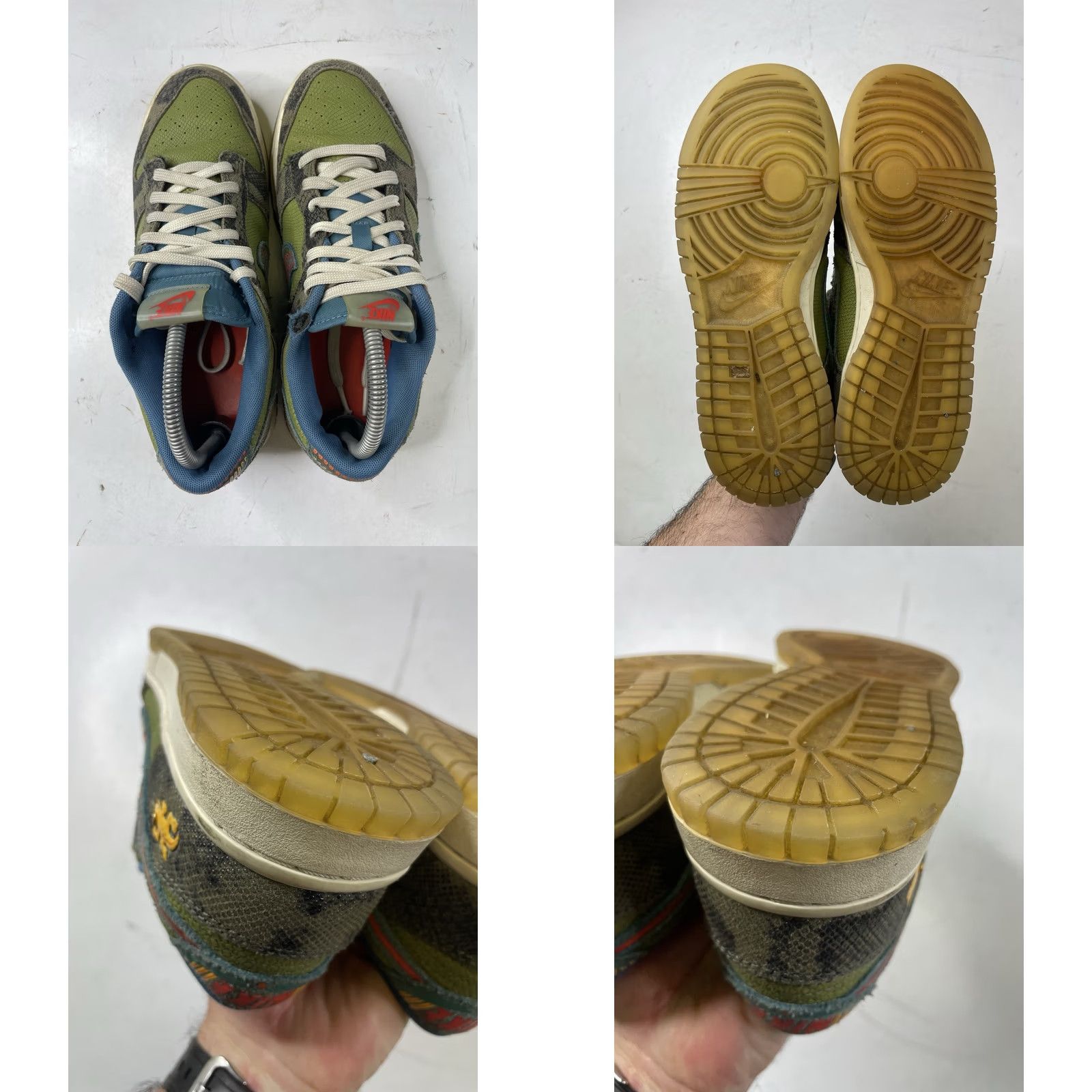Nike Nike Dunk Low Siempre Familia Carbon Green Rift Blue Sail Mens 8 Size US 7 / EU 40 - 8 Thumbnail