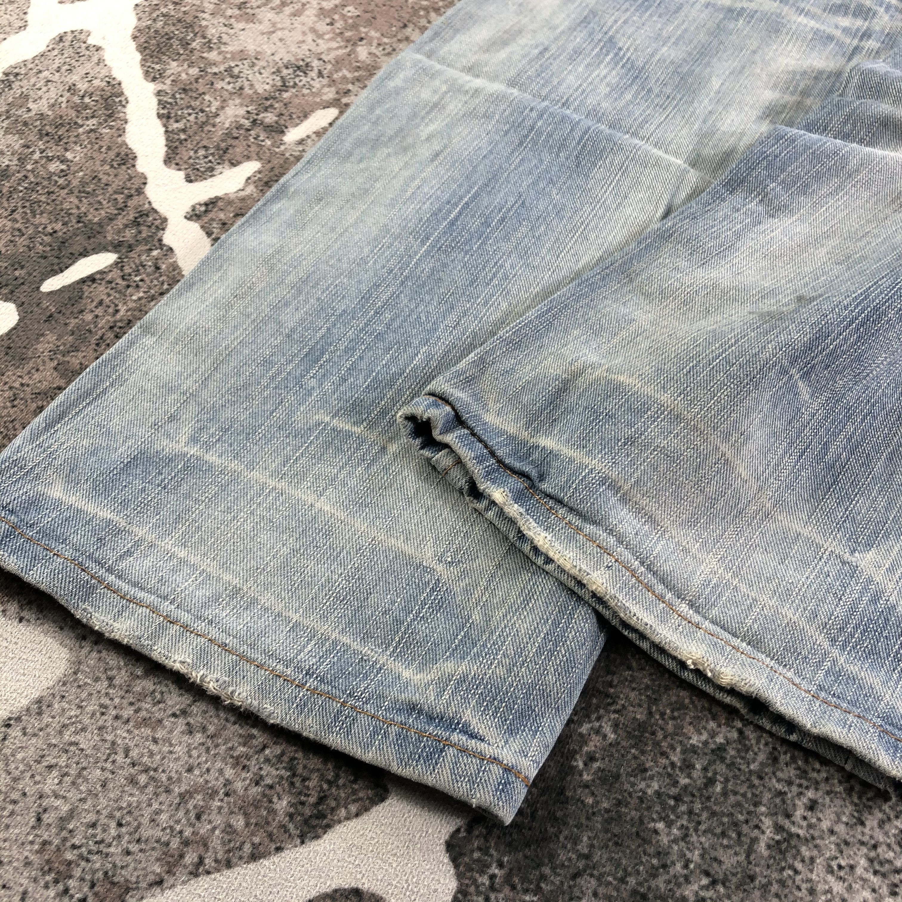Edwin Edwin XV Jeans Ripped Patchwork Denim KJ2541 Size US 28 / EU 44 - 6 Thumbnail