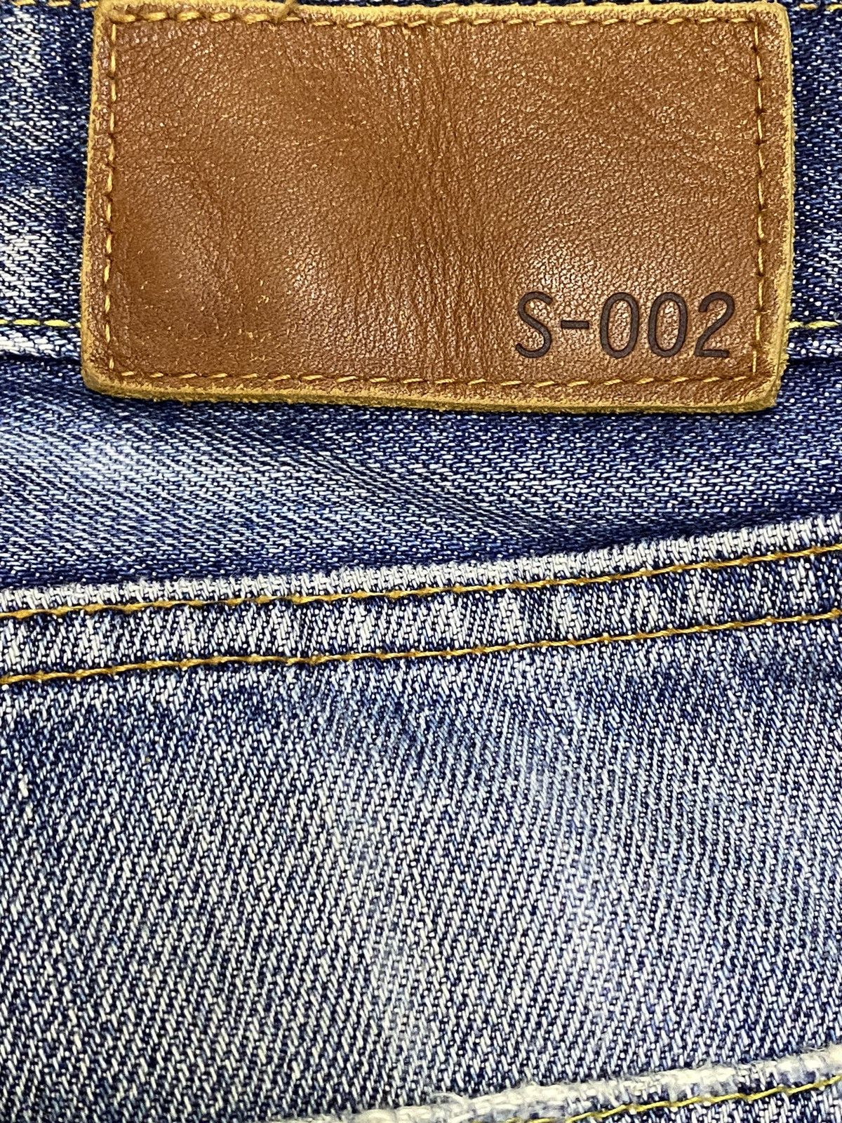 Other Vintage Japanese Brands Faded Wash Distressed Loose Jeans Size US 34 / EU 50 - 12 Thumbnail