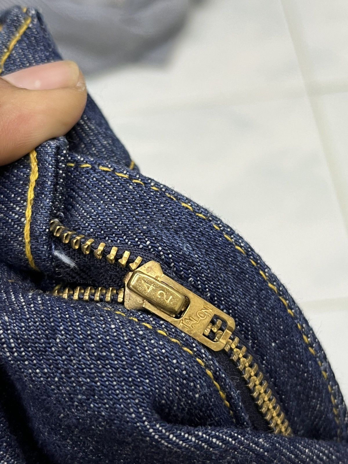 Levi's 🔥🔥🔥VTG 70’s LEVIS FRESH PRODUCE FLARED DENIM Size 28" / US 6 / IT 42 - 15 Thumbnail