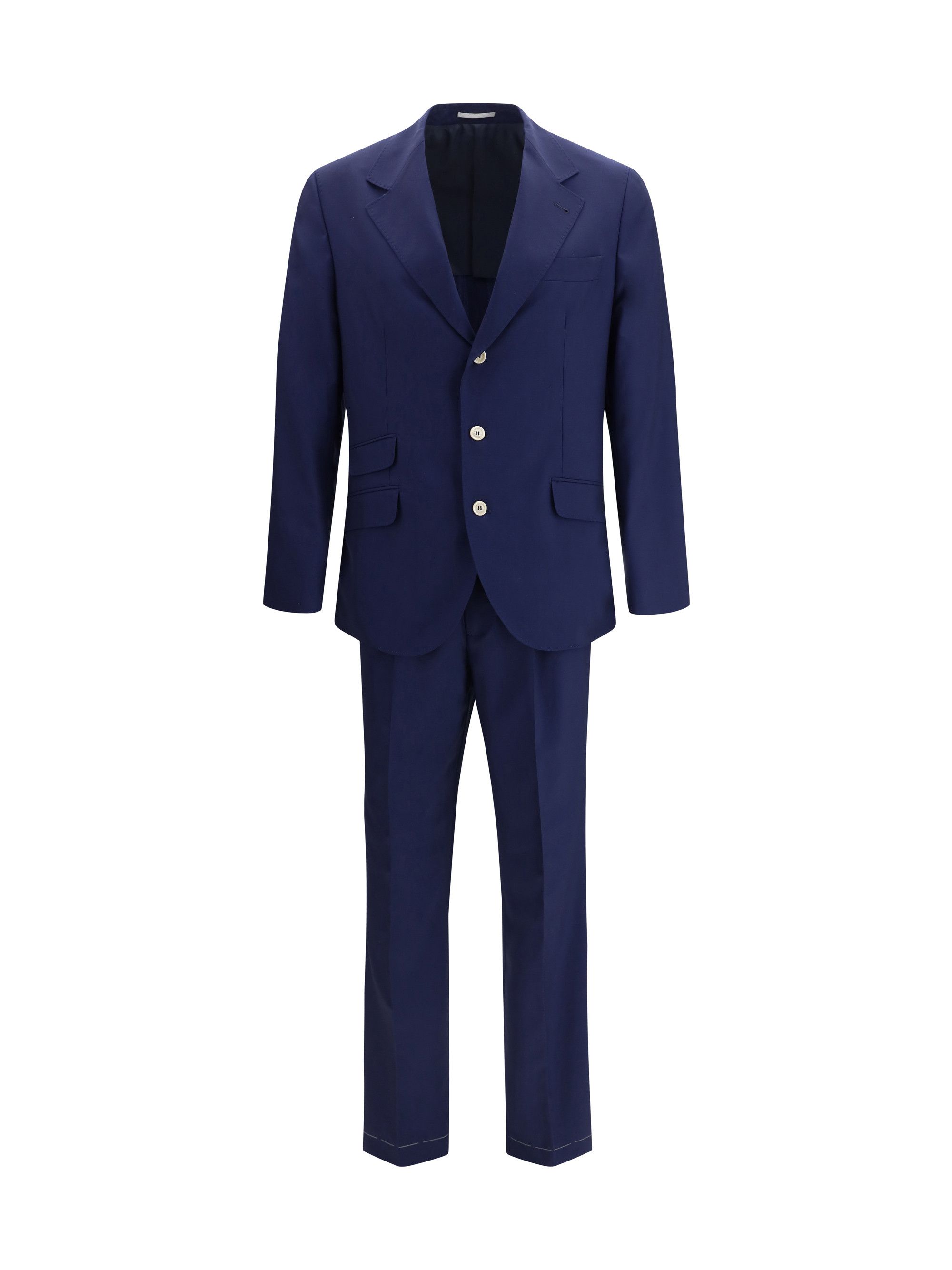 Brunello Cucinelli Single-breasted Suit with peak lapels Size US L / EU 52-54 / 3 - 1 Thumbnail