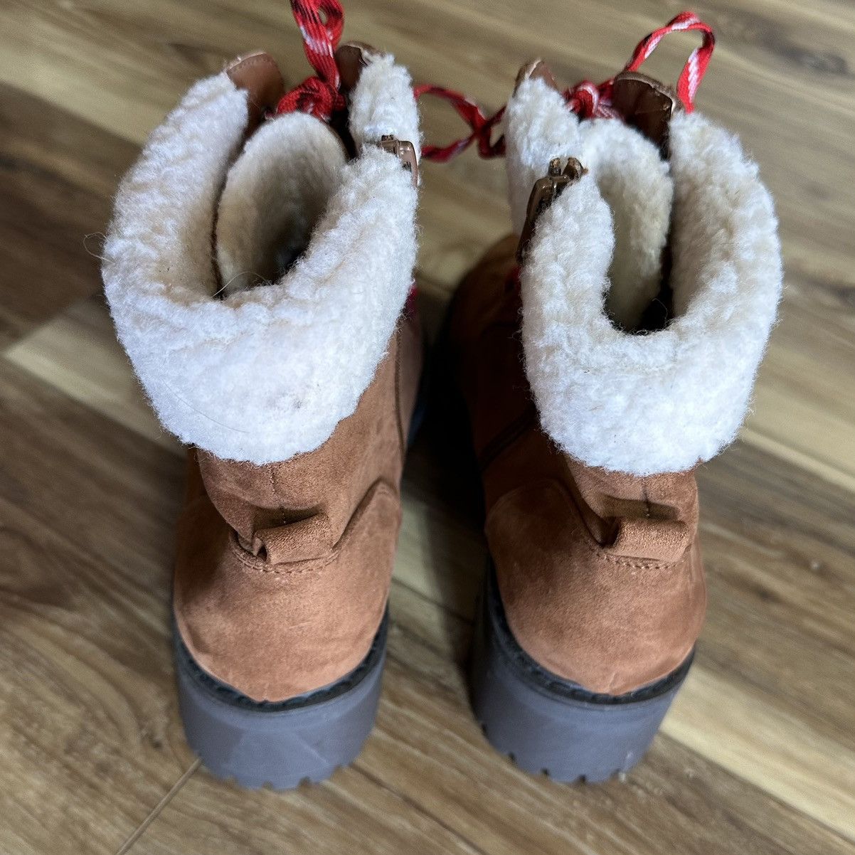 Other Lane Bryant Faux Shearling Suede Boots, Women’s 10 Size US 10 / IT 40 - 4 Thumbnail