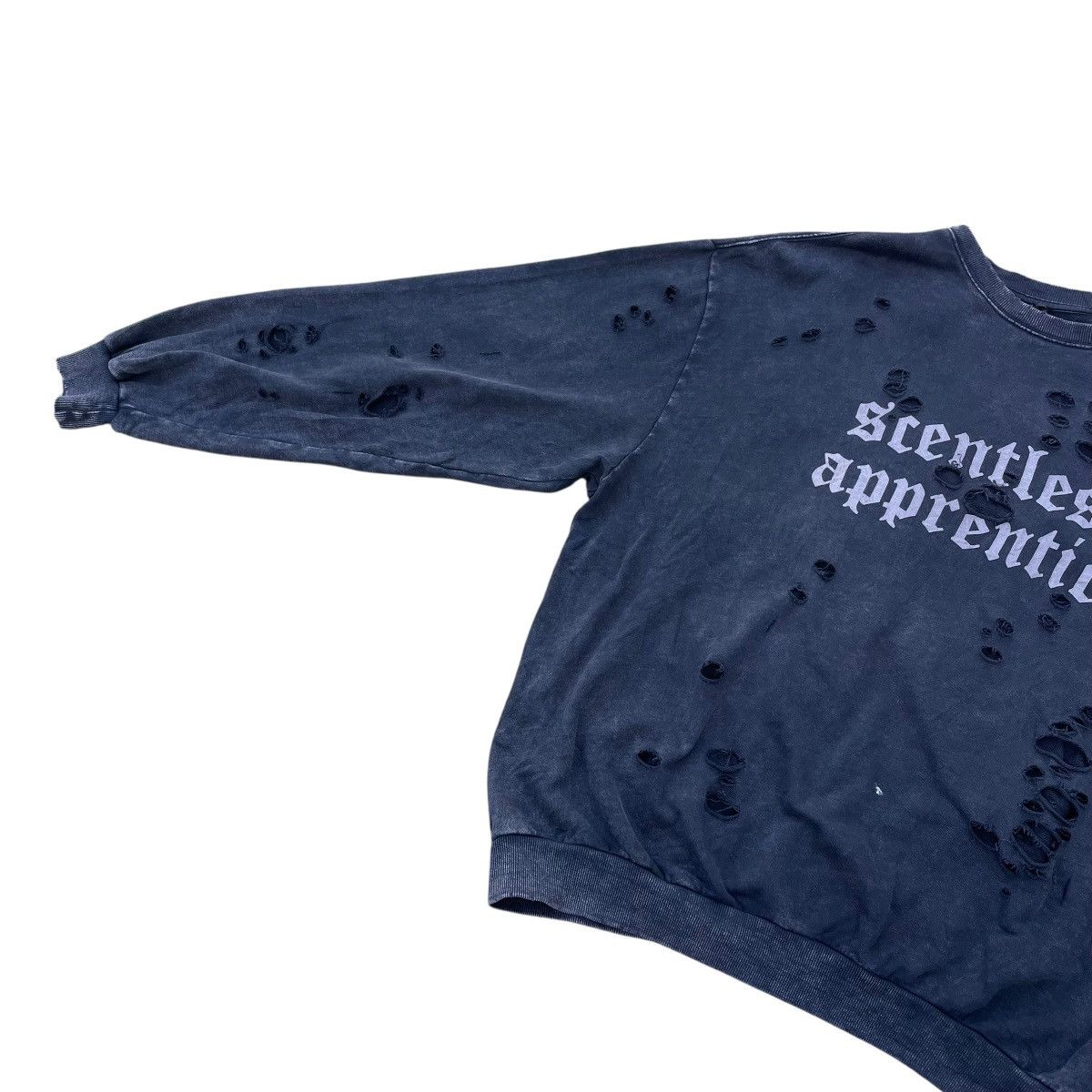 Number (N)ine 🇯🇵 HALHAM SCENTLESS APPRENTICE NIRVANA DESTROYED TSHIRT Size US XL / EU 56 / 4 - 4 Thumbnail
