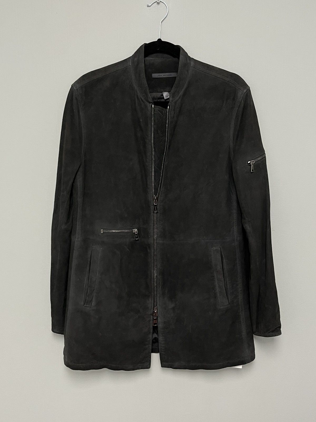 John Varvatos 3/4 Length Suede Jacket Size EU 44 USA 34 small Size US S / EU 44-46 / 1 - 11 Thumbnail