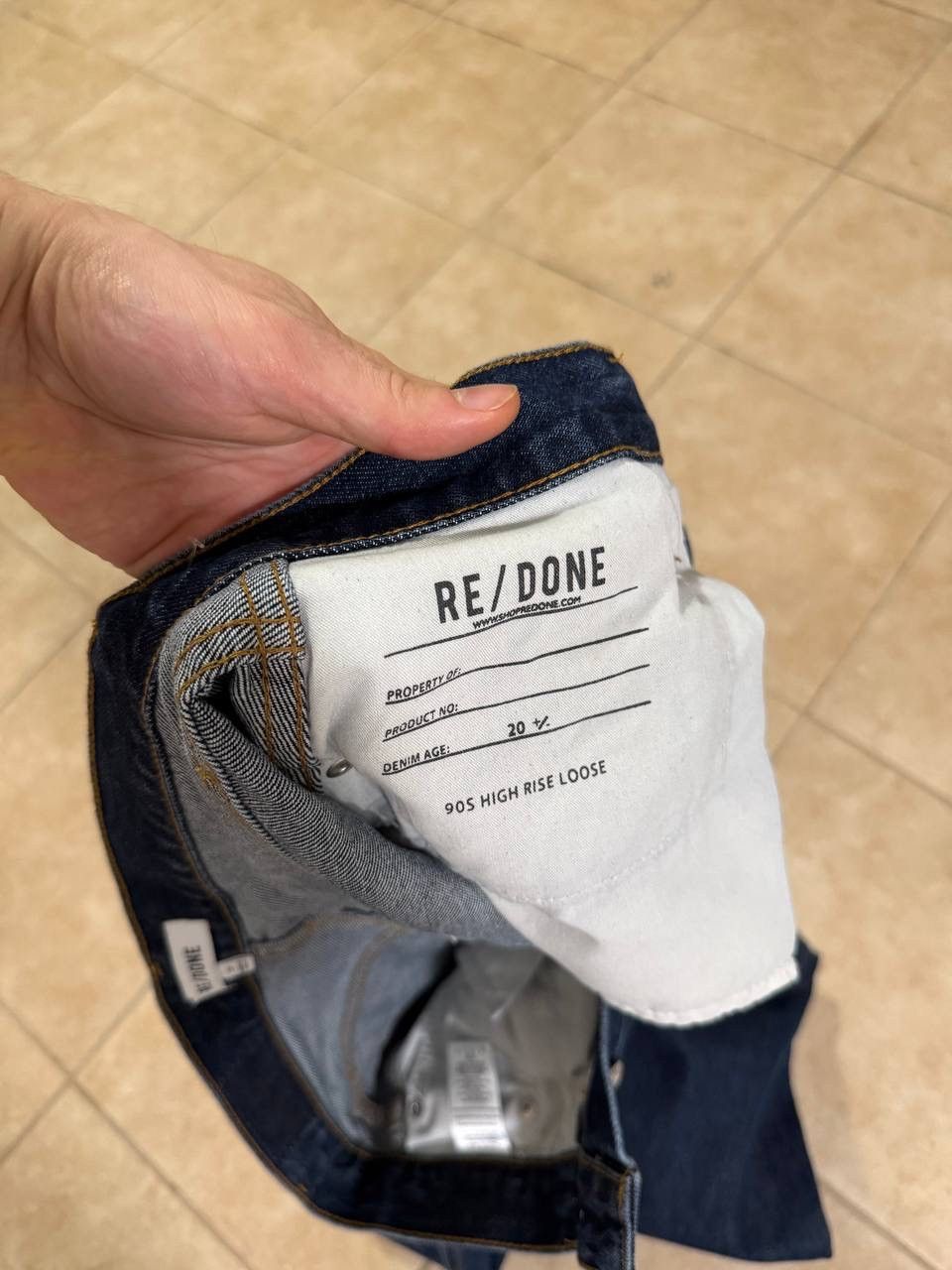RE/DONE RE/DONE 90s Loose high-rise straight-leg jeans womens 28 Size 28" / US 6 / IT 42 - 6 Thumbnail
