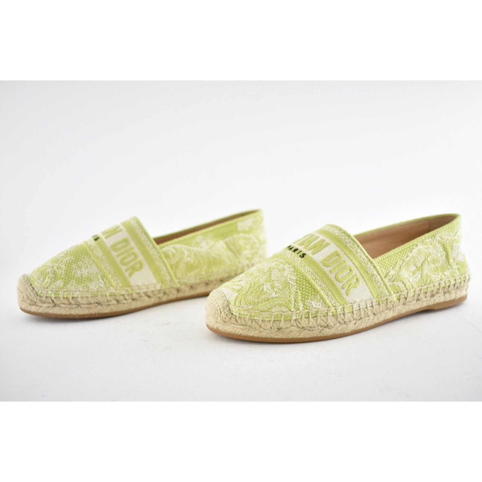 Dior Granville Toile De Jouy Embroidered Espadrille Flat 41.5 Size US 11.5 / IT 41.5 - 11 Thumbnail