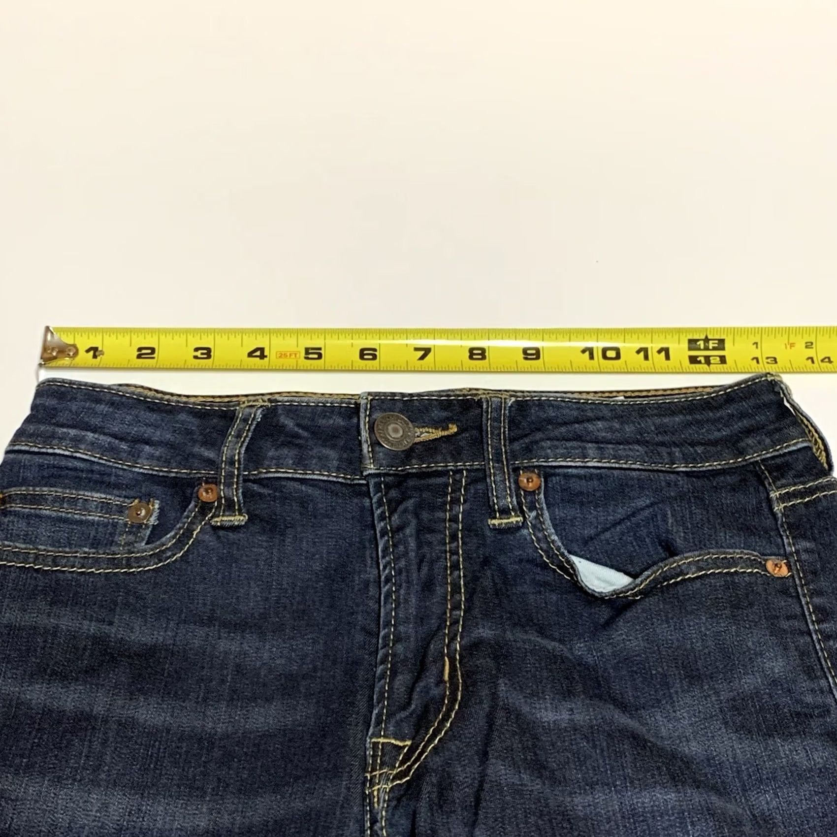 American Eagle Outfitters American Eagle Men Jeans 26x27 Slim Straight Leg Extreme Flex Blue Denim Fit Slim Pockets Regular Size 26 27 Inseam 27 US Medium Wash Denim Size US 26 / EU 42 - 3 Thumbnail