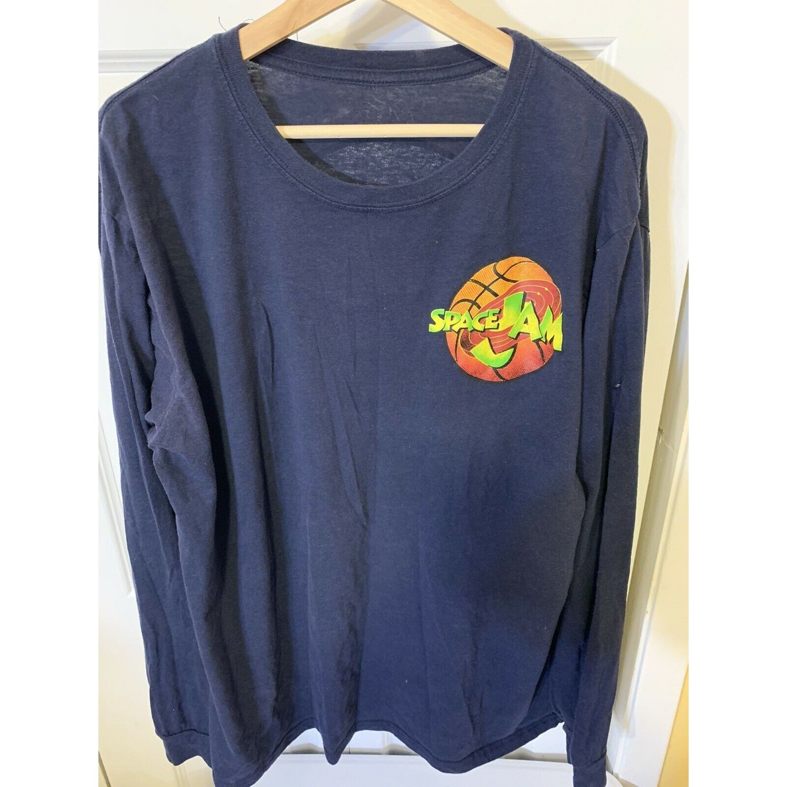 Vintage Vintage 90’s Space Jam Long Sleeve Shirt Tune Squad Looney T Size US XXL / EU 58 / 5 - 6 Thumbnail