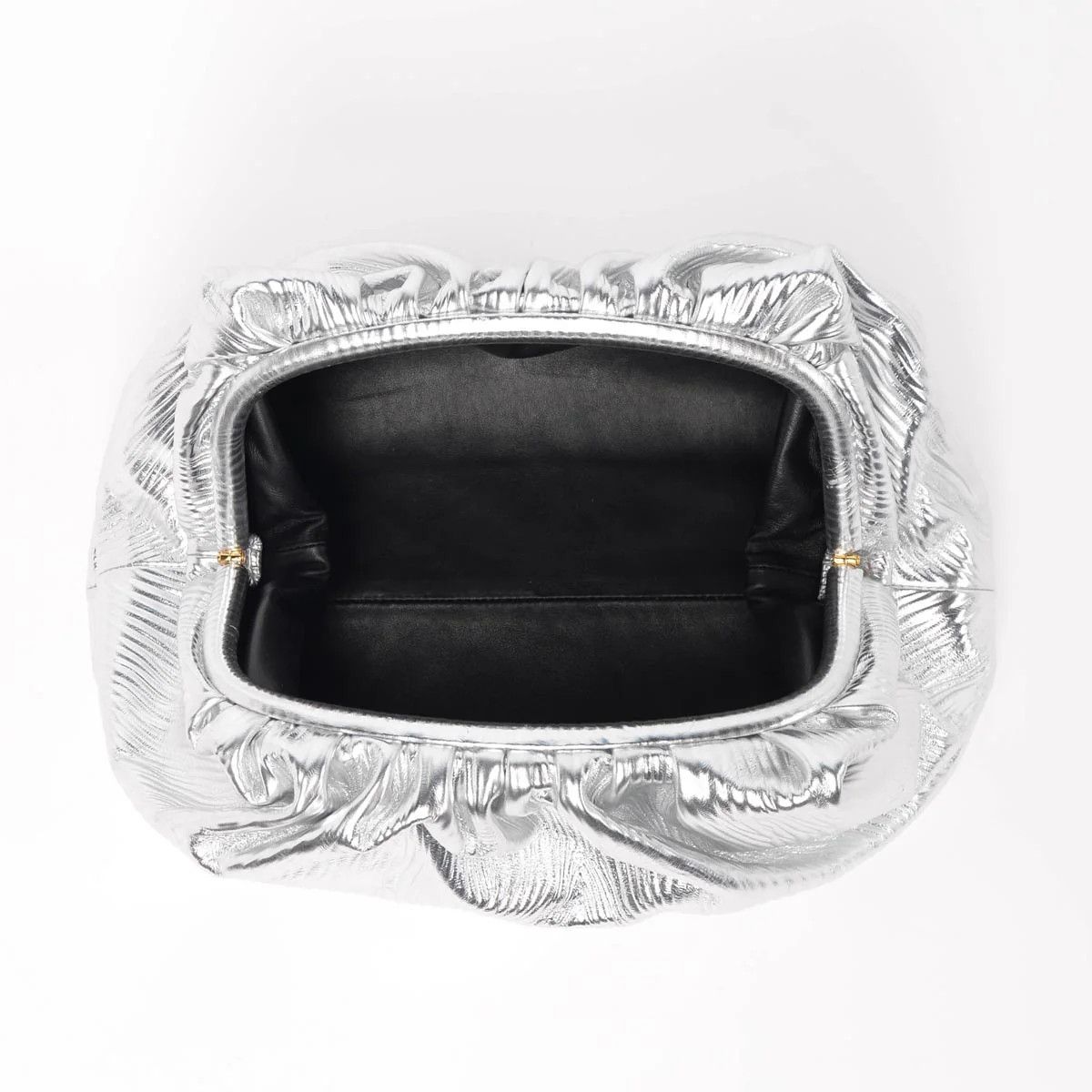 Bottega Veneta o1n1vont1124 Size: OS / Pouch in Silver Size ONE SIZE - 5 Thumbnail