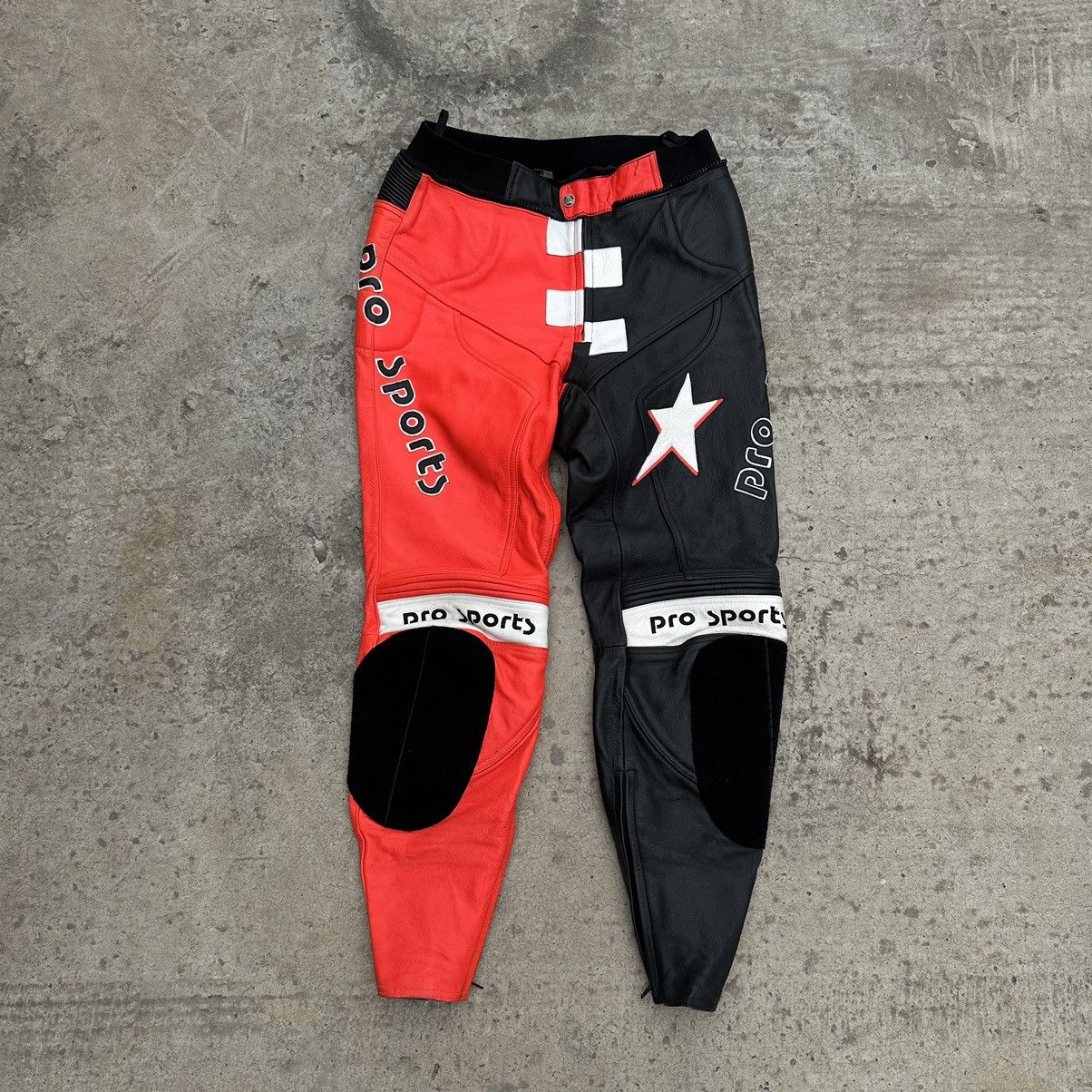 Hein Gericke Vintage Hein Gericke Moto Leather Pants Pro Sports Y2K 00s Size US 38 / EU 54 - 1 Thumbnail