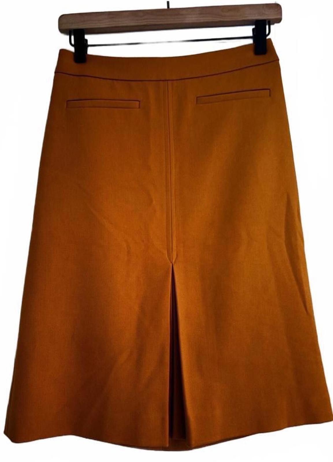 Ann Taylor Ann Taylor LOFT Wool Blend Straight Pencil Skirt Brown Size 32" / US 10 / IT 46 - 2 Thumbnail
