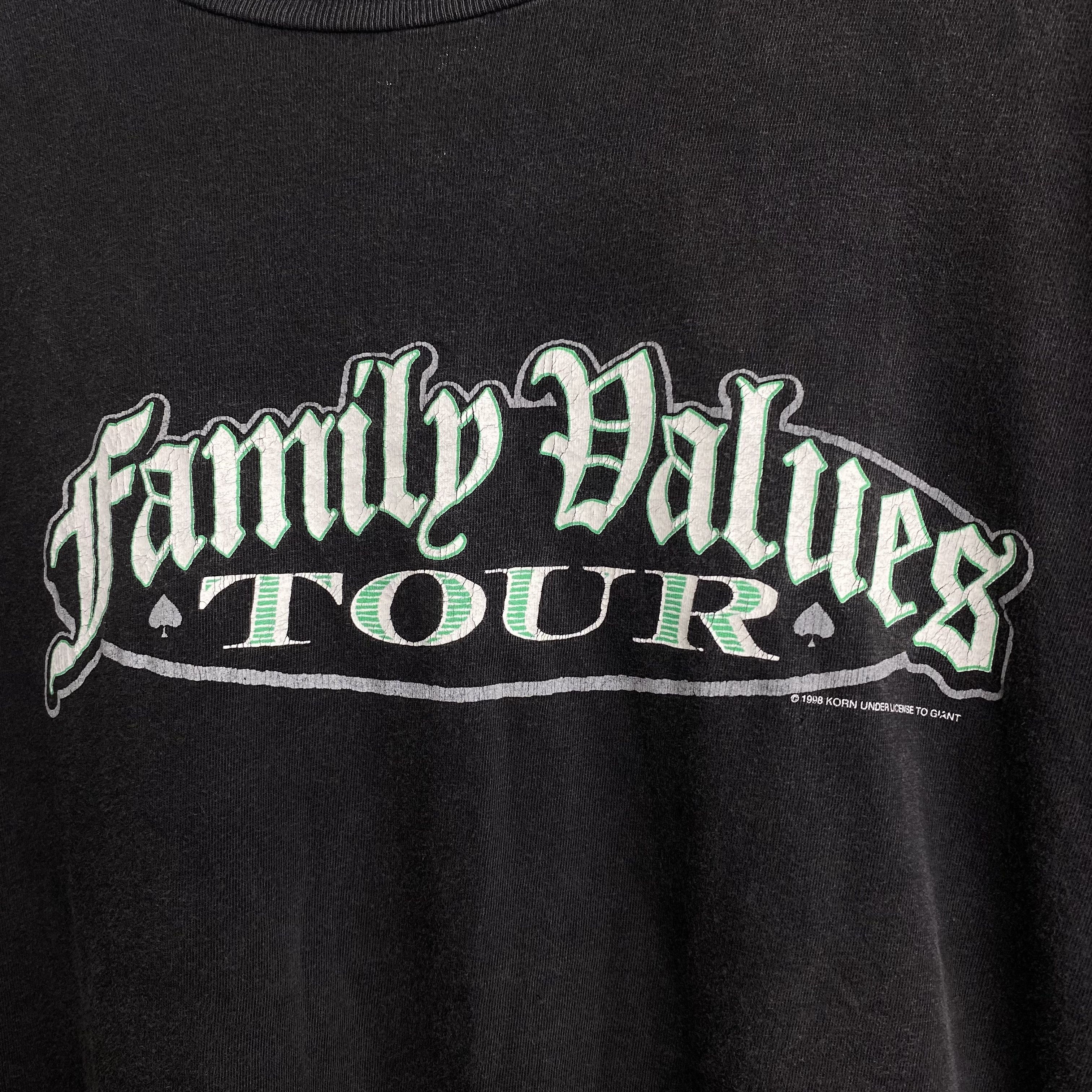 Band Tees FAMILY VALUES TOUR 1998 Vintage Shirt Size US XL / EU 56 / 4 - 2 Thumbnail