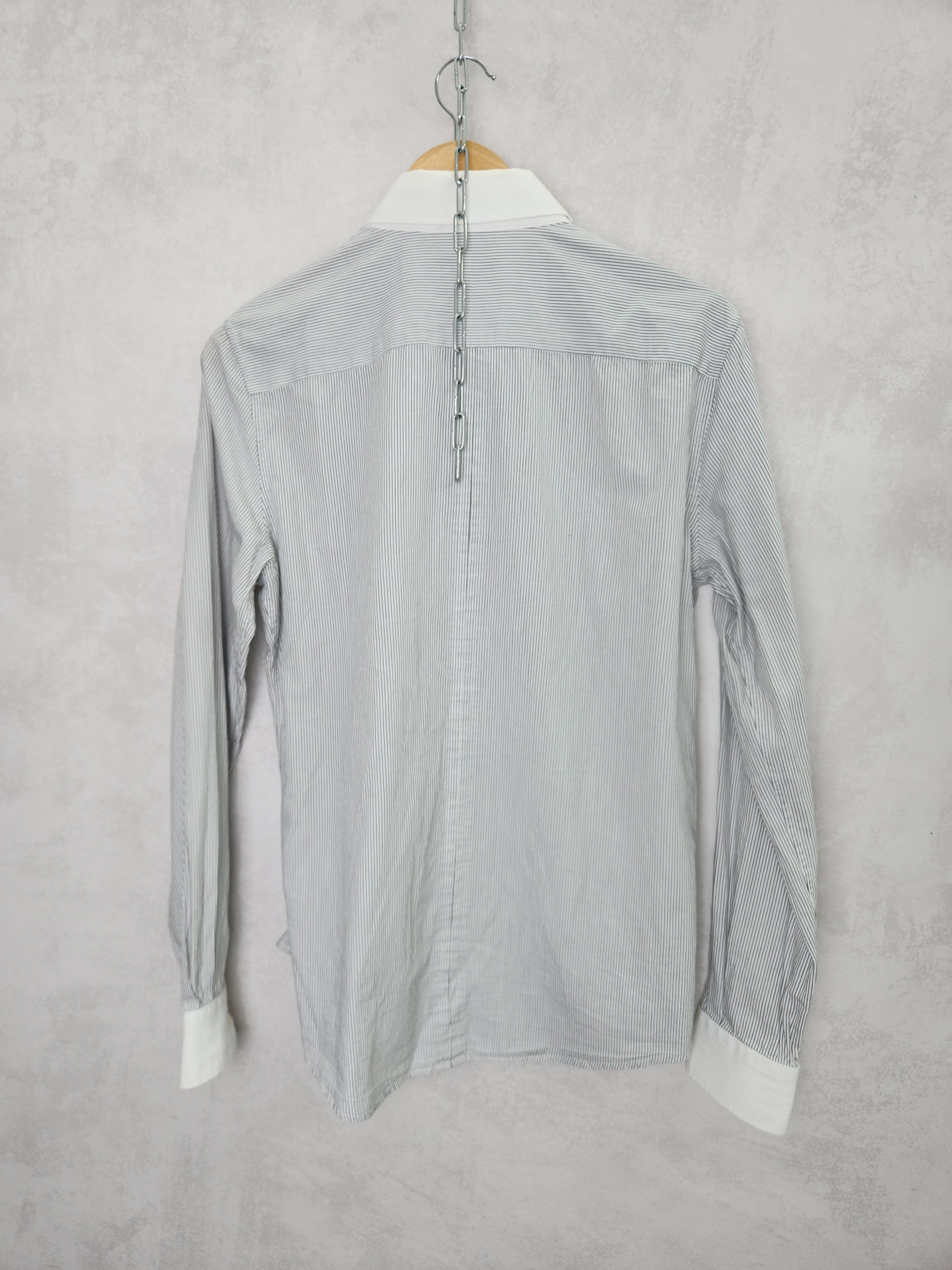 Balenciaga Balenciaga paris stripes button ups shirt pockets logo Size US L / EU 52-54 / 3 - 13 Thumbnail