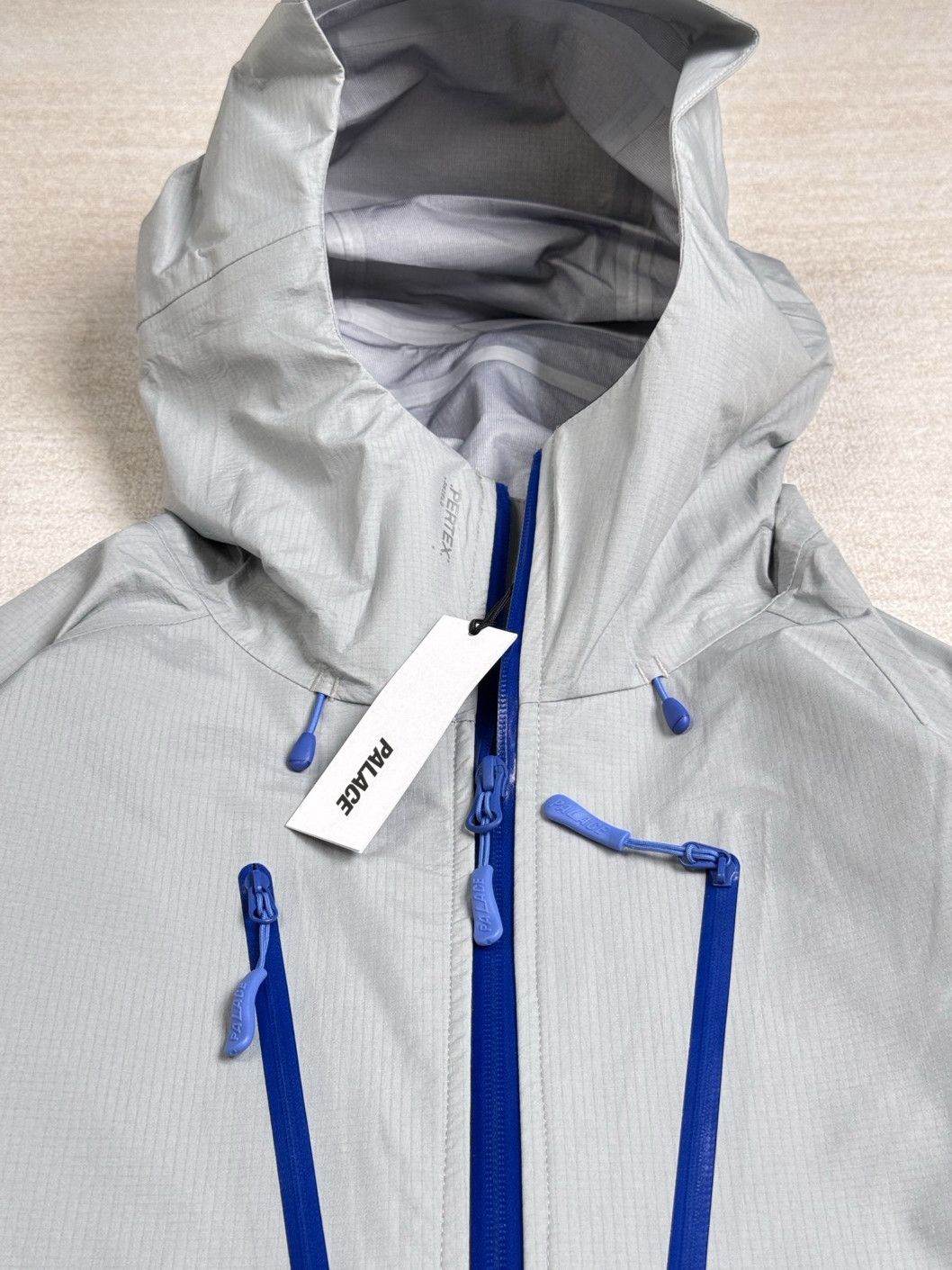 Palace New with Tag* PERTEX 3L ARMOR JACKET ARCTIC GREY Size US M / EU 48-50 / 2 - 3 Thumbnail