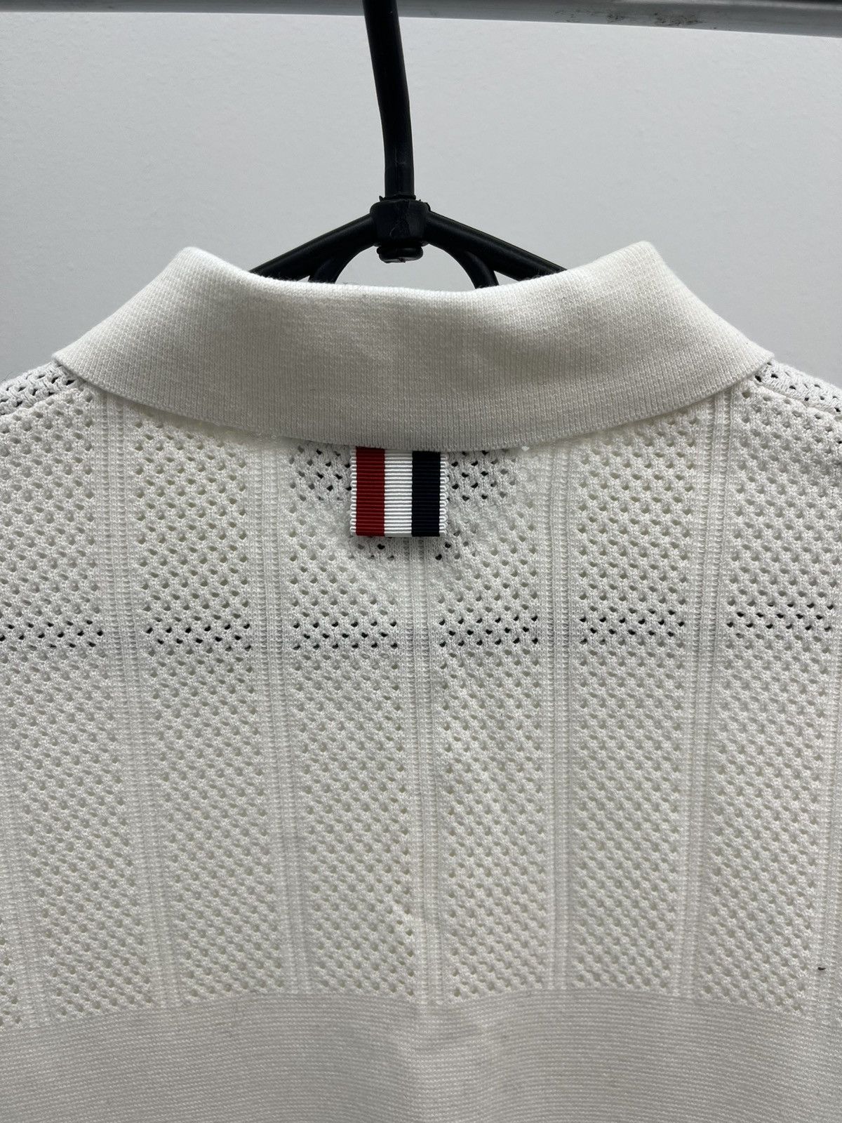 Thom Browne Thom Browne Silk Cotton Short Sleeve Sweater Size XS / US 0-2 / IT 36-38 - 6 Thumbnail
