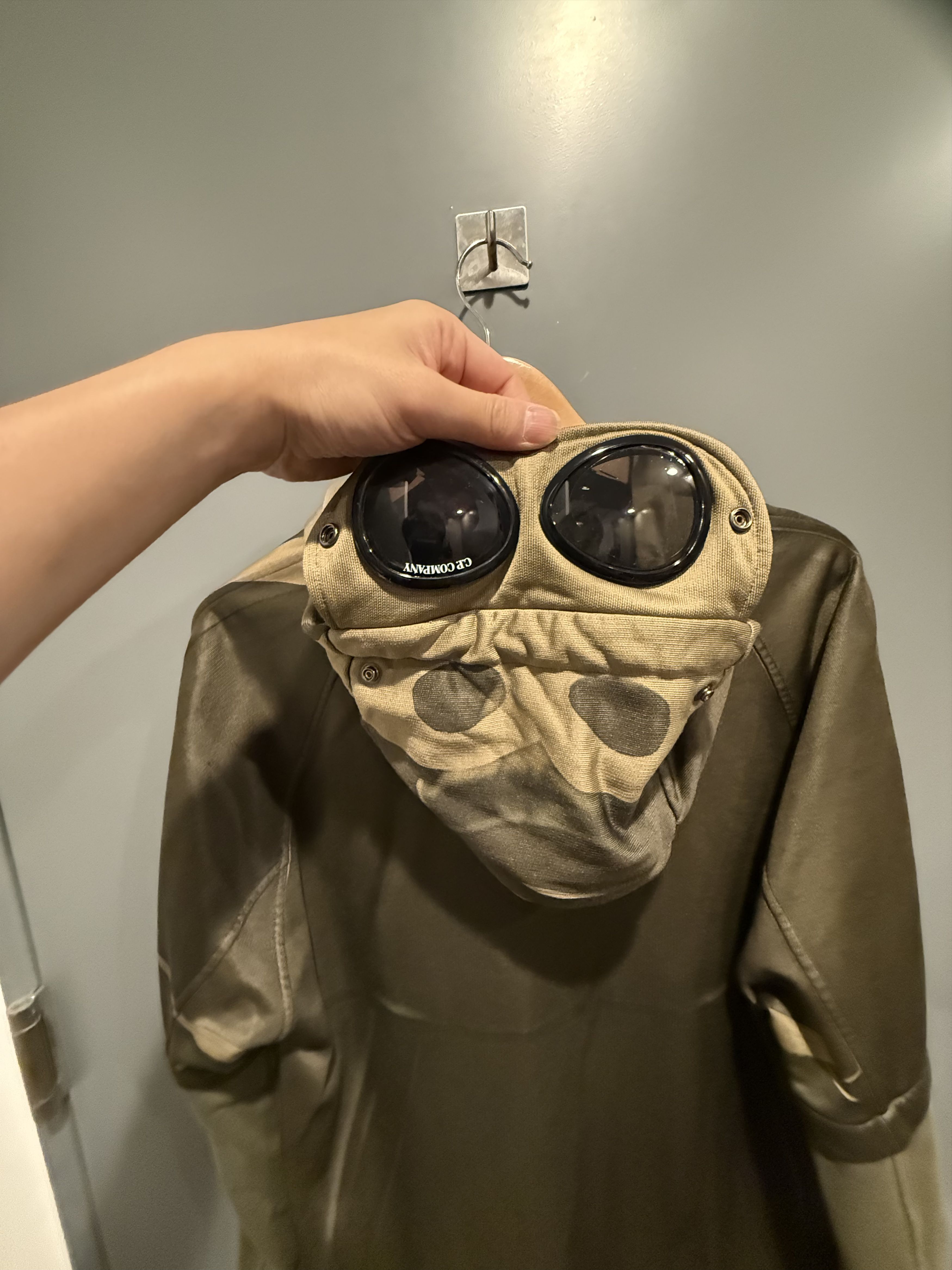 C.P. Company Cotton/Poly Fleece Tracery Logo Goggle Hoodie Size US M / EU 48-50 / 2 - 3 Thumbnail