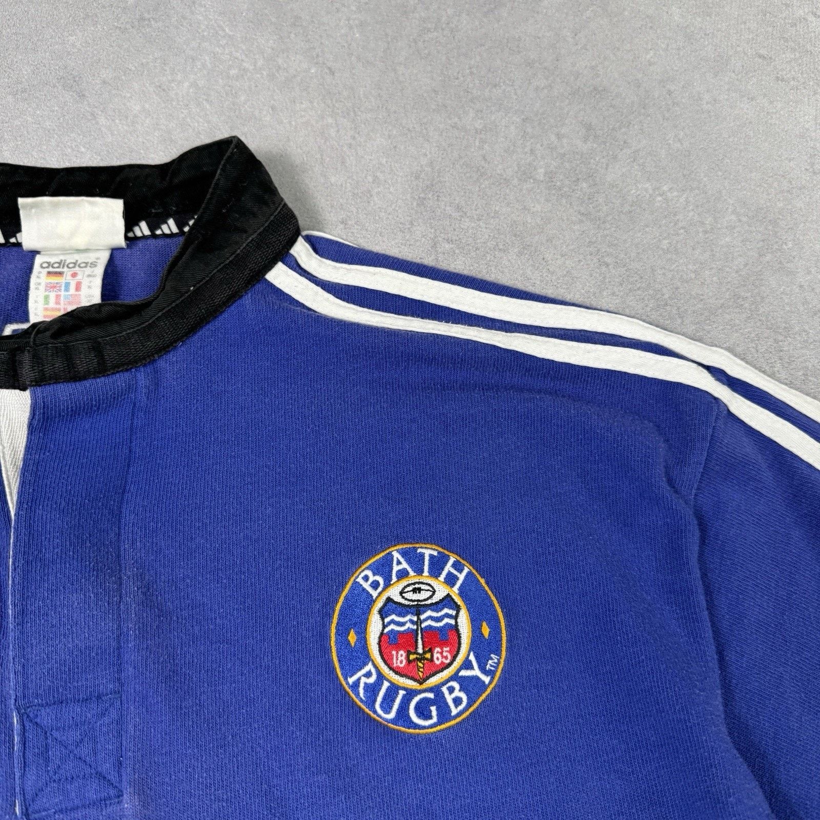 Adidas Vintage Adidas 1999 Bath Rugby Jersey Size XL Blue Men Size US XL / EU 56 / 4 - 4 Thumbnail