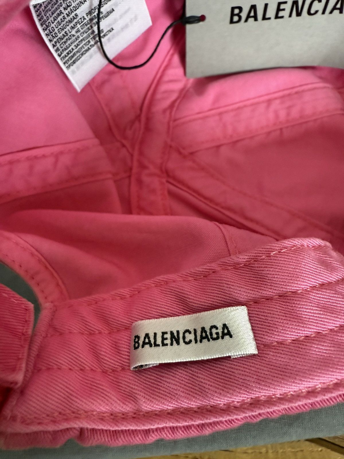 Balenciaga Balenciaga logo cap washed pink Size ONE SIZE - 5 Thumbnail