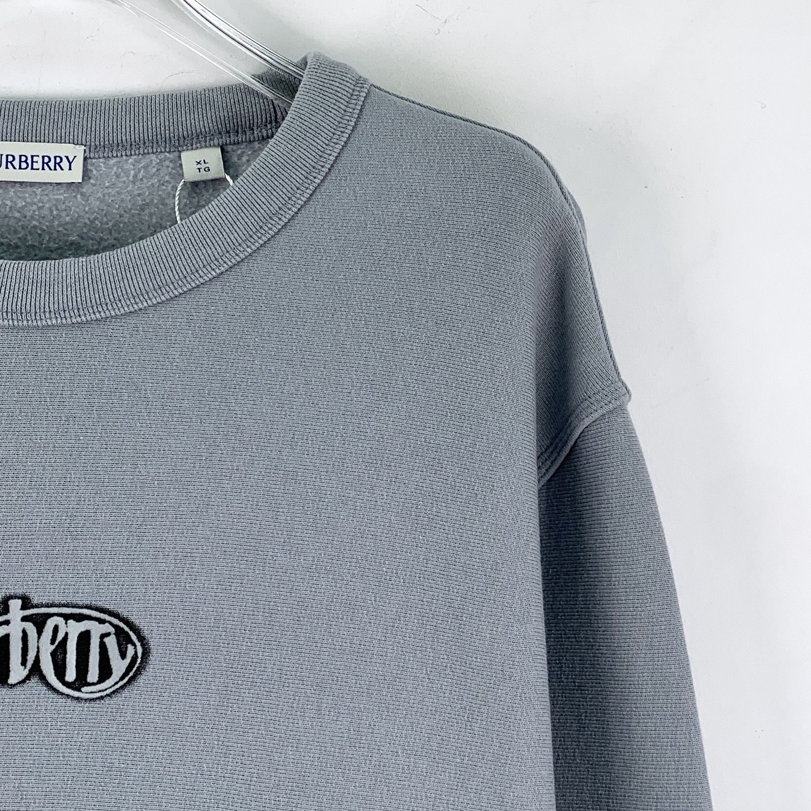 Burberry Burberry Embroidered Sweatshirt Size XL Size US XL / EU 56 / 4 - 3 Thumbnail