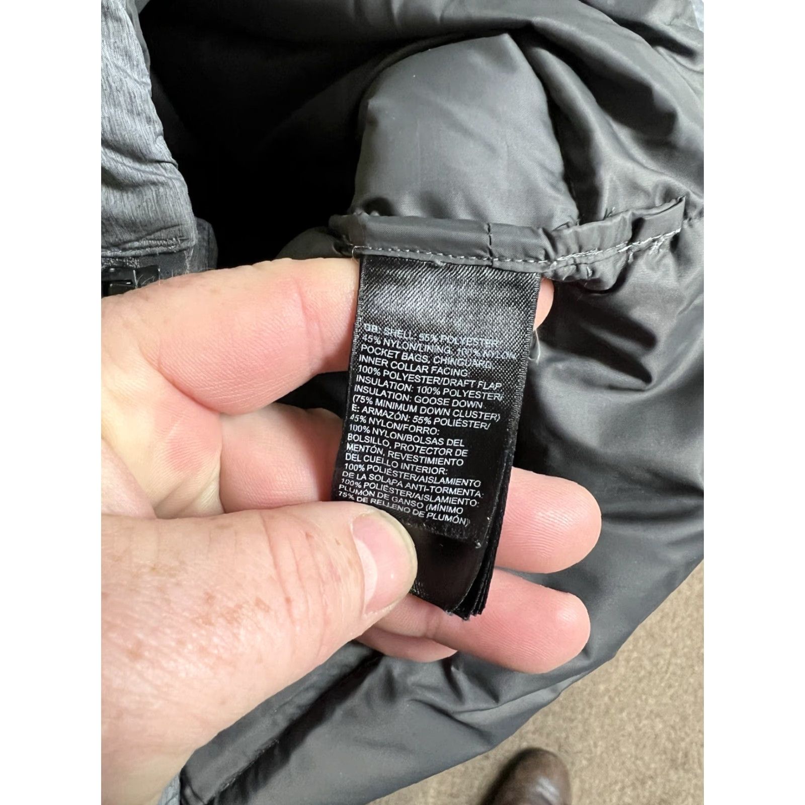 The North Face The North Face Coat Parka Down Winter Gray S Women's Hooded Long Puffer Parka Coat Down Insulation Zip Size S / US 4 / IT 40 - 4 Thumbnail