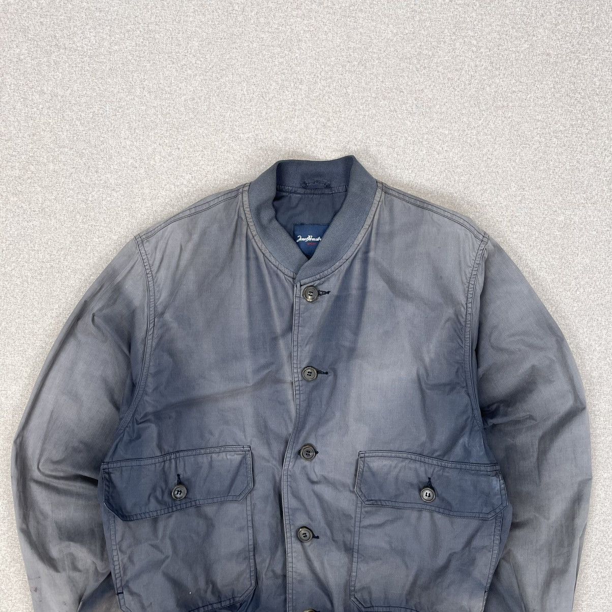 Japanese Brand × Vintage VINTAGE ULTRA FADED WASHED LIGHT BOMBER JACKET UNSOUNDRAGS Size US L / EU 52-54 / 3 - 8 Thumbnail