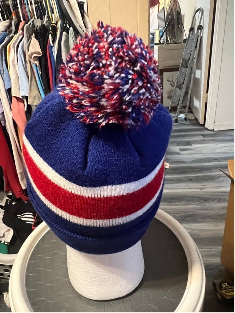 Other Kids Fan Favorite New York Rangers Pom Beanie Hat Size ONE SIZE - 3 Thumbnail