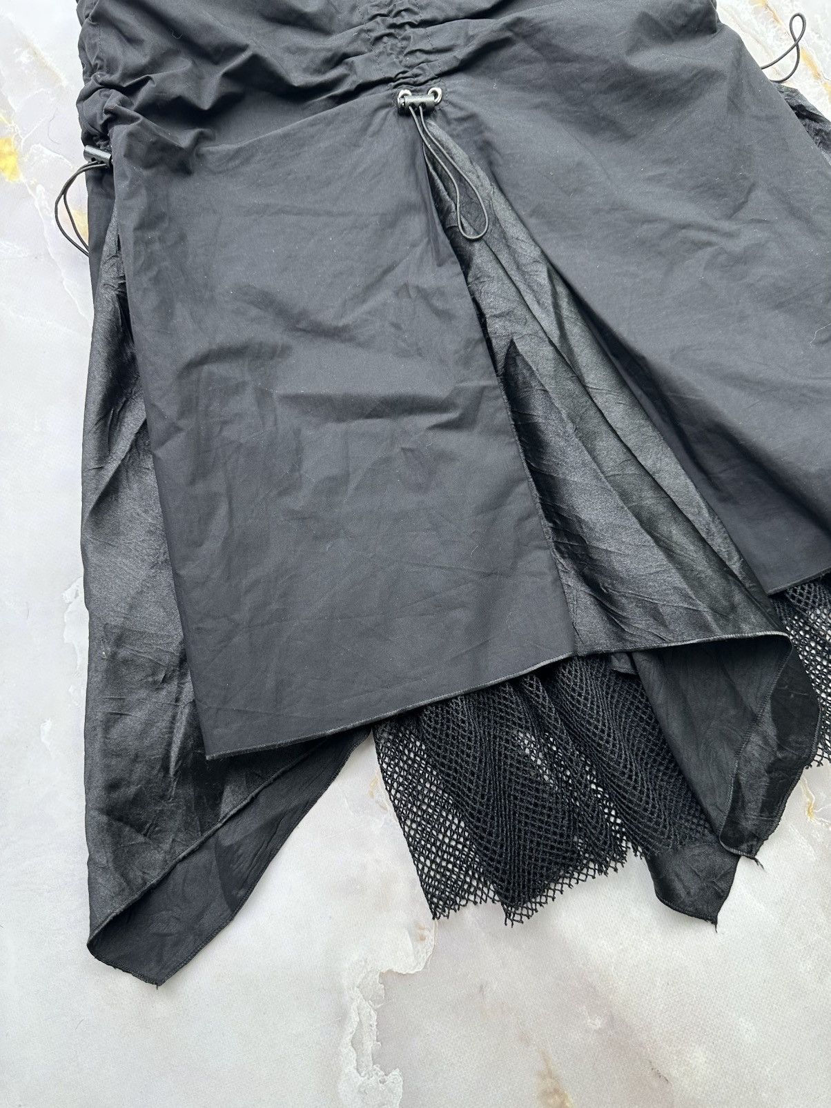 Japanese Brand Vintage Flared Skirt With Drawstrings Size 25" / US 0 / IT 36 - 8 Thumbnail