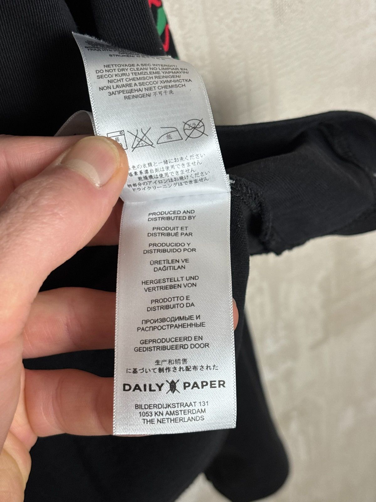 Daily Paper Daily Paper Feff Graphic Long Sleeve T-shirt Black Size US M / EU 48-50 / 2 - 10 Thumbnail