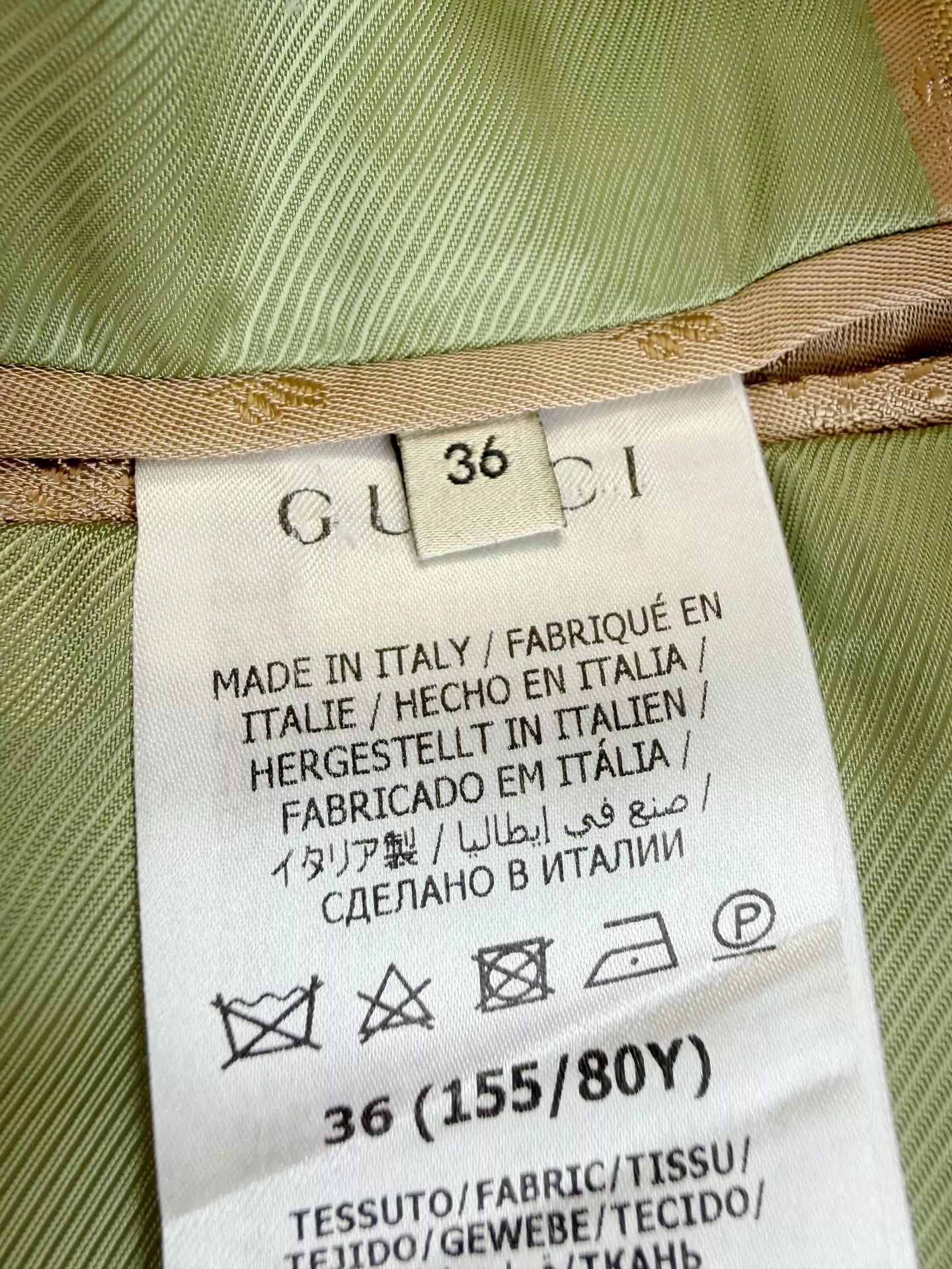 Gucci Gucci Suit Jacket 36 (Worn Once) Authentic Size XS / US 0-2 / IT 36-38 - 7 Thumbnail